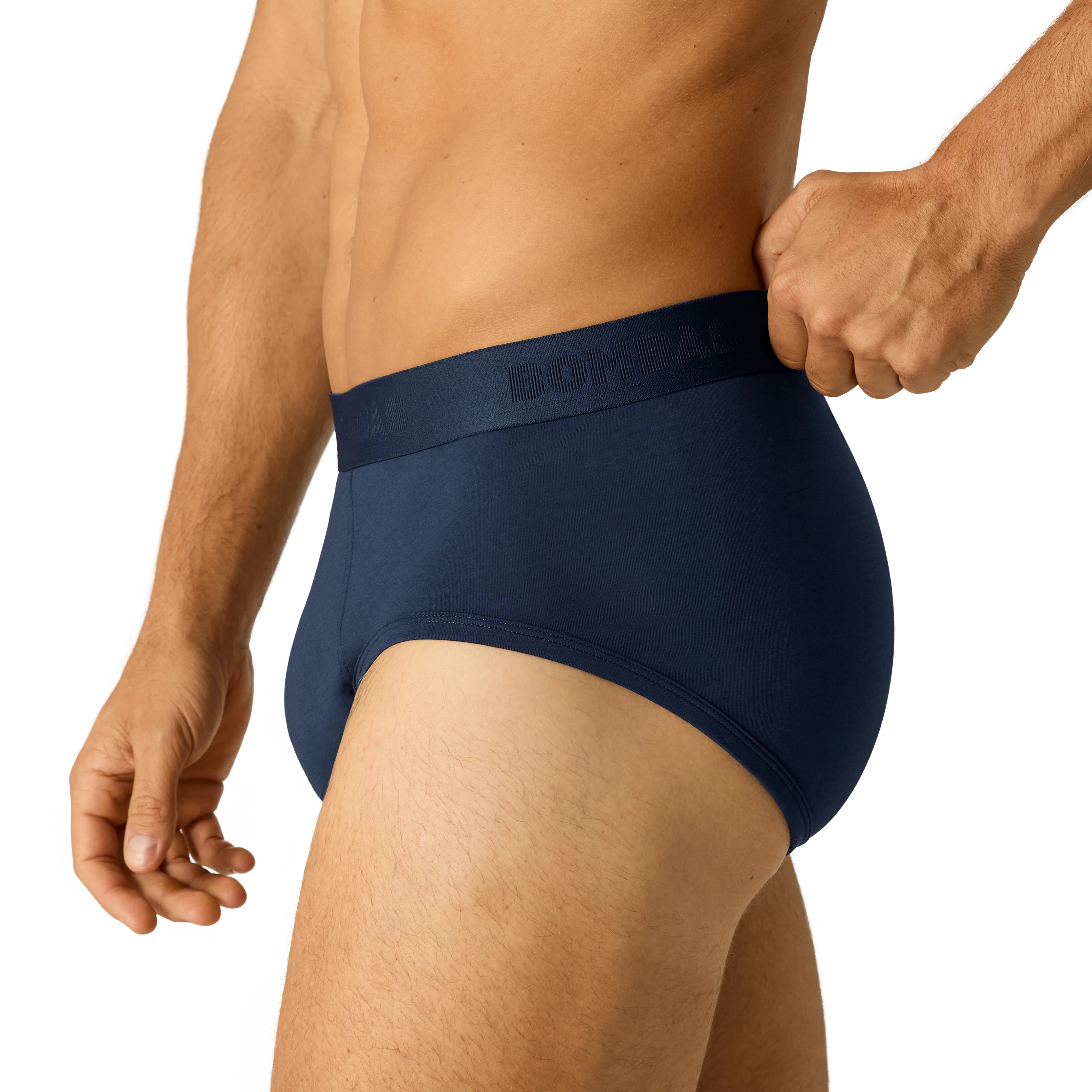 Men's Cotton Modal Blend Flyless Brief - Image 3
