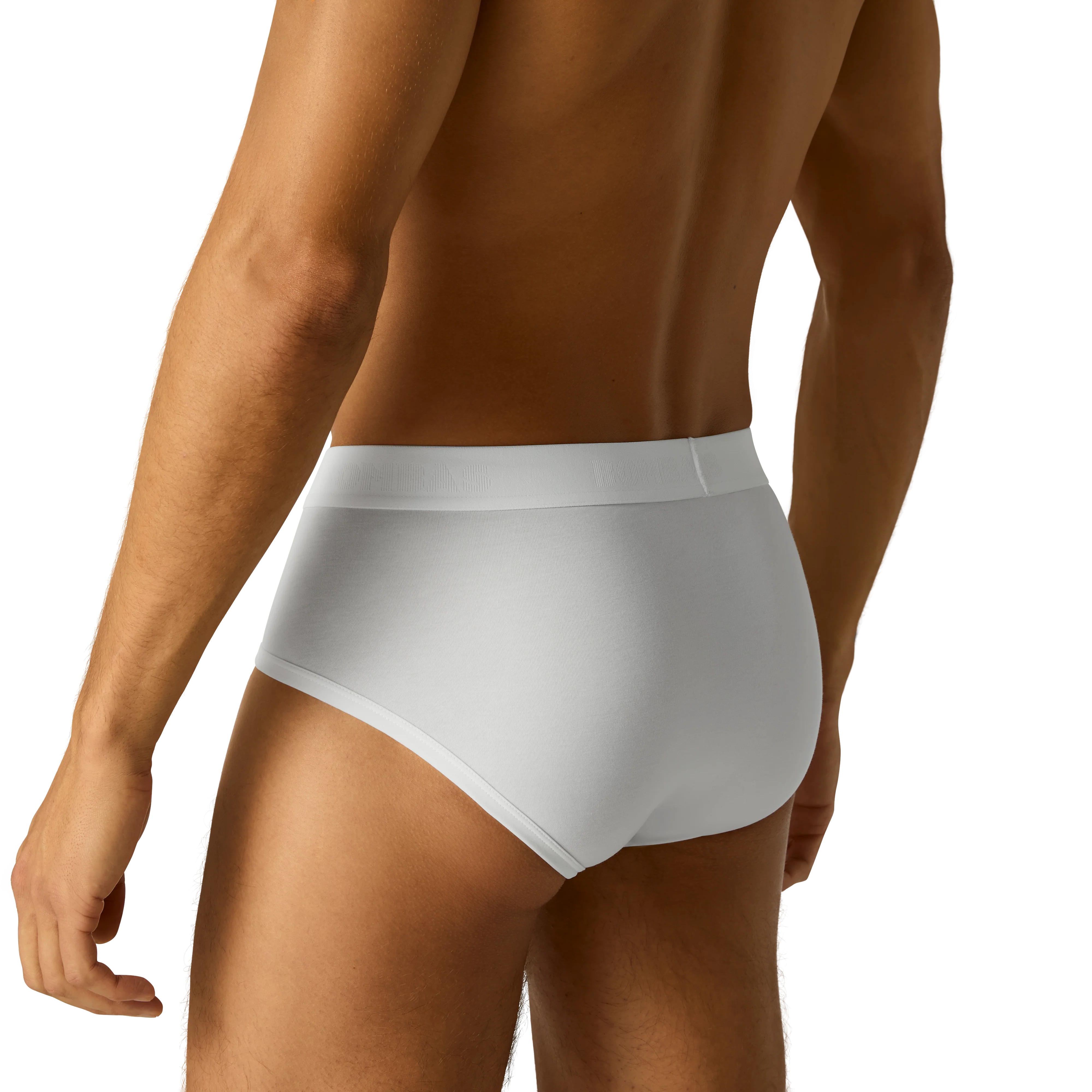 Men's Cotton Modal Blend Flyless Brief - Image 9