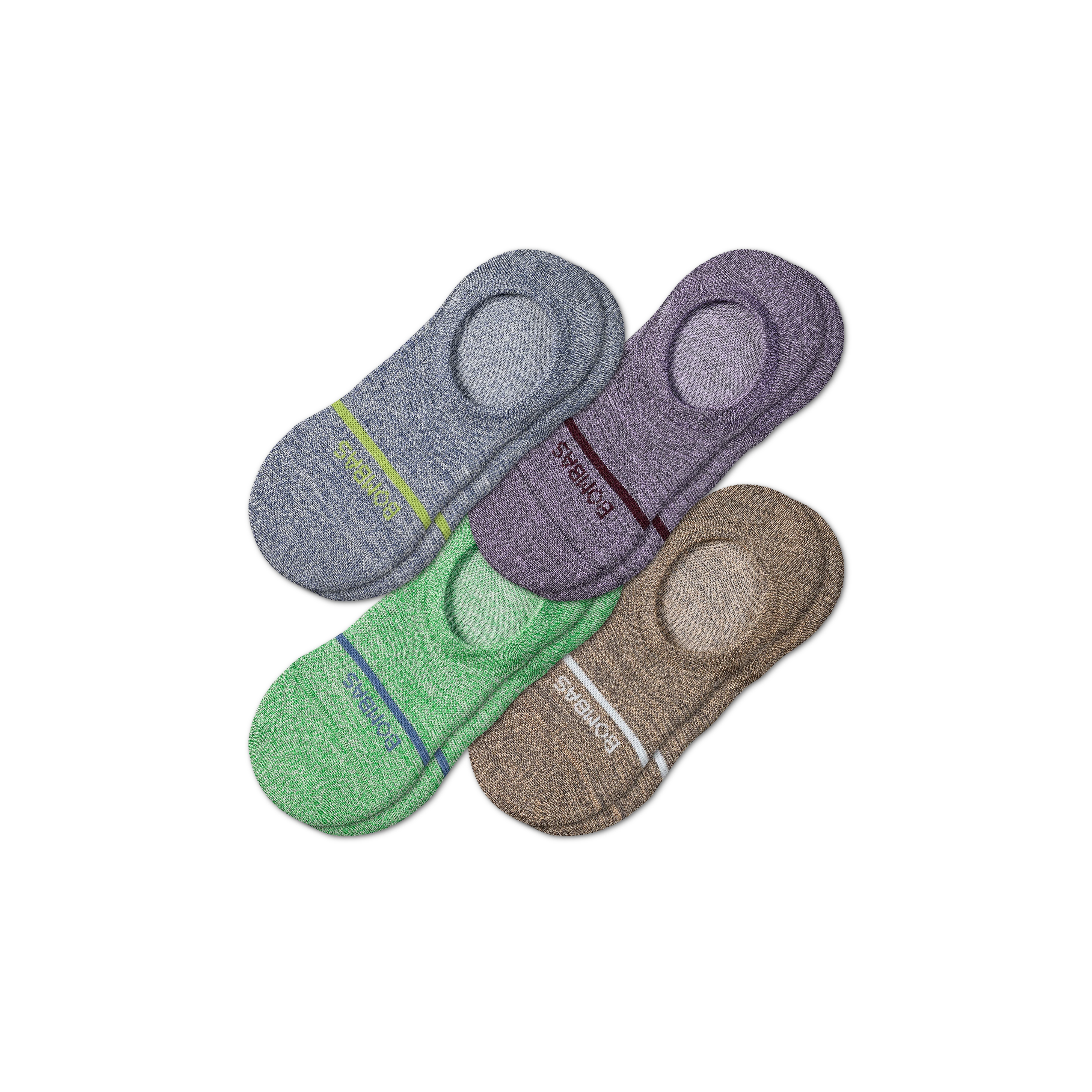 Men's Lightweight Merino Wool Blend No Show Sock 4-Pack - Image 30