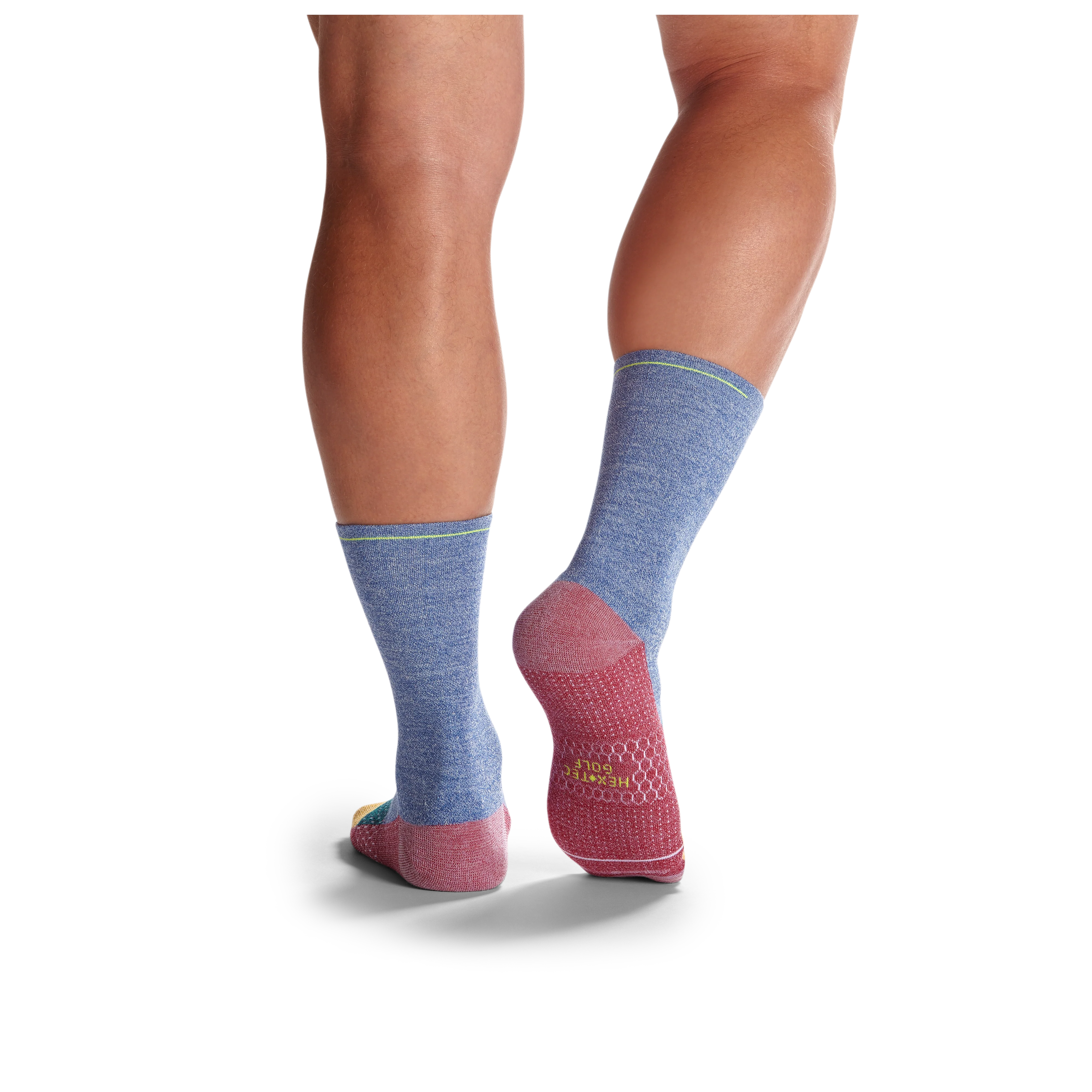 Men's Merino Wool Blend Golf Calf Socks - Image 7
