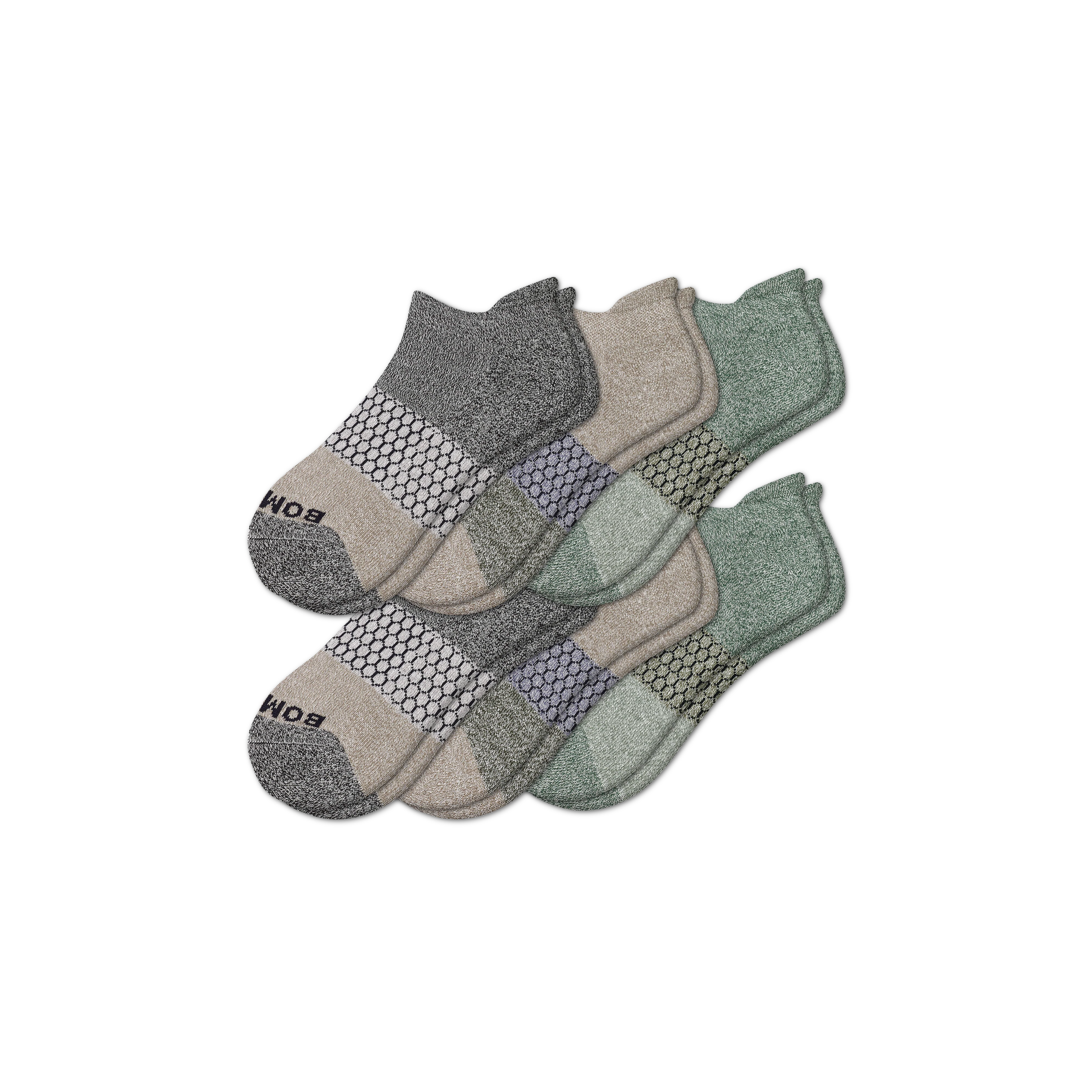 Men’s Tri-Block Ankle Sock 6-pack - Image 17