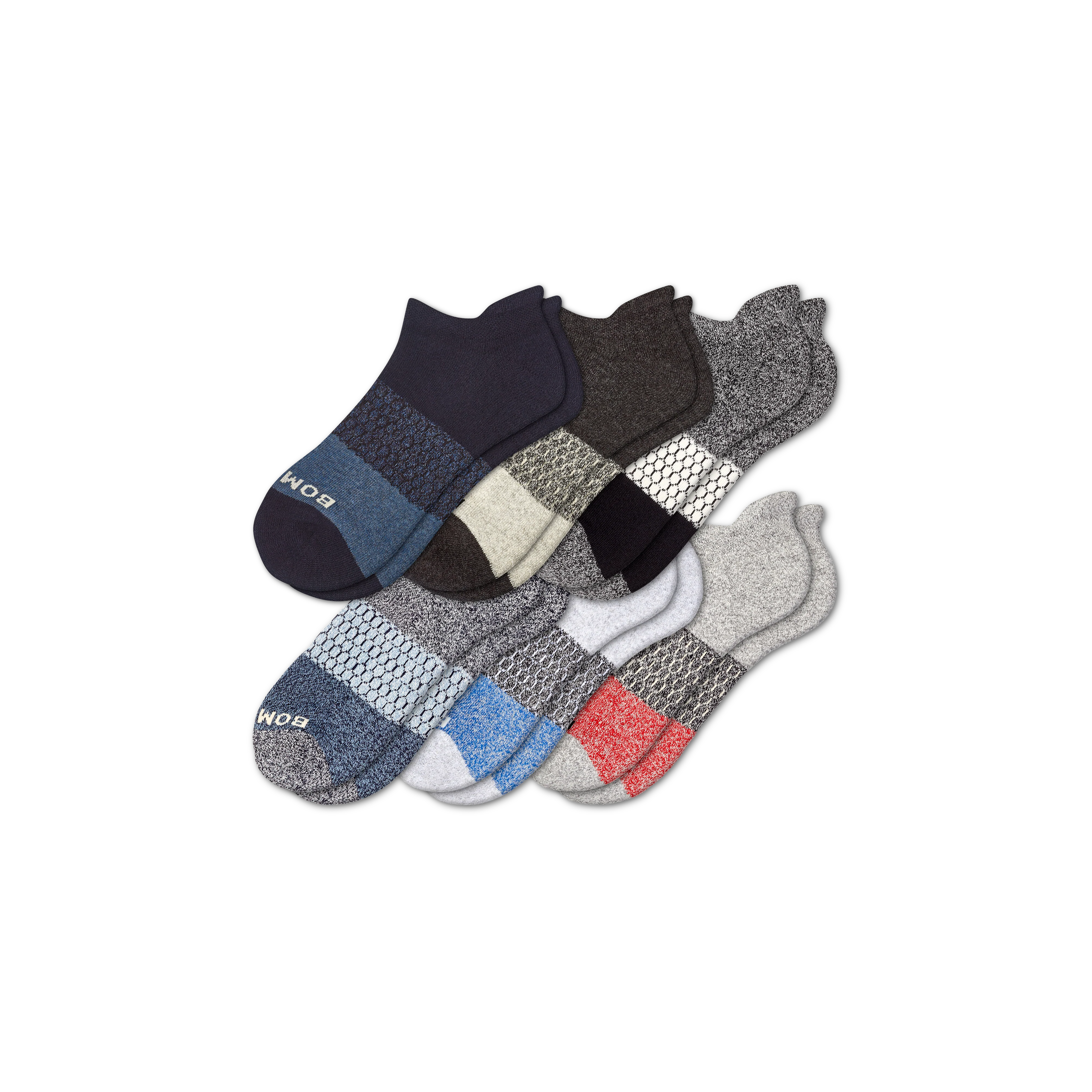Men’s Tri-Block Ankle Sock 6-pack - Image 8