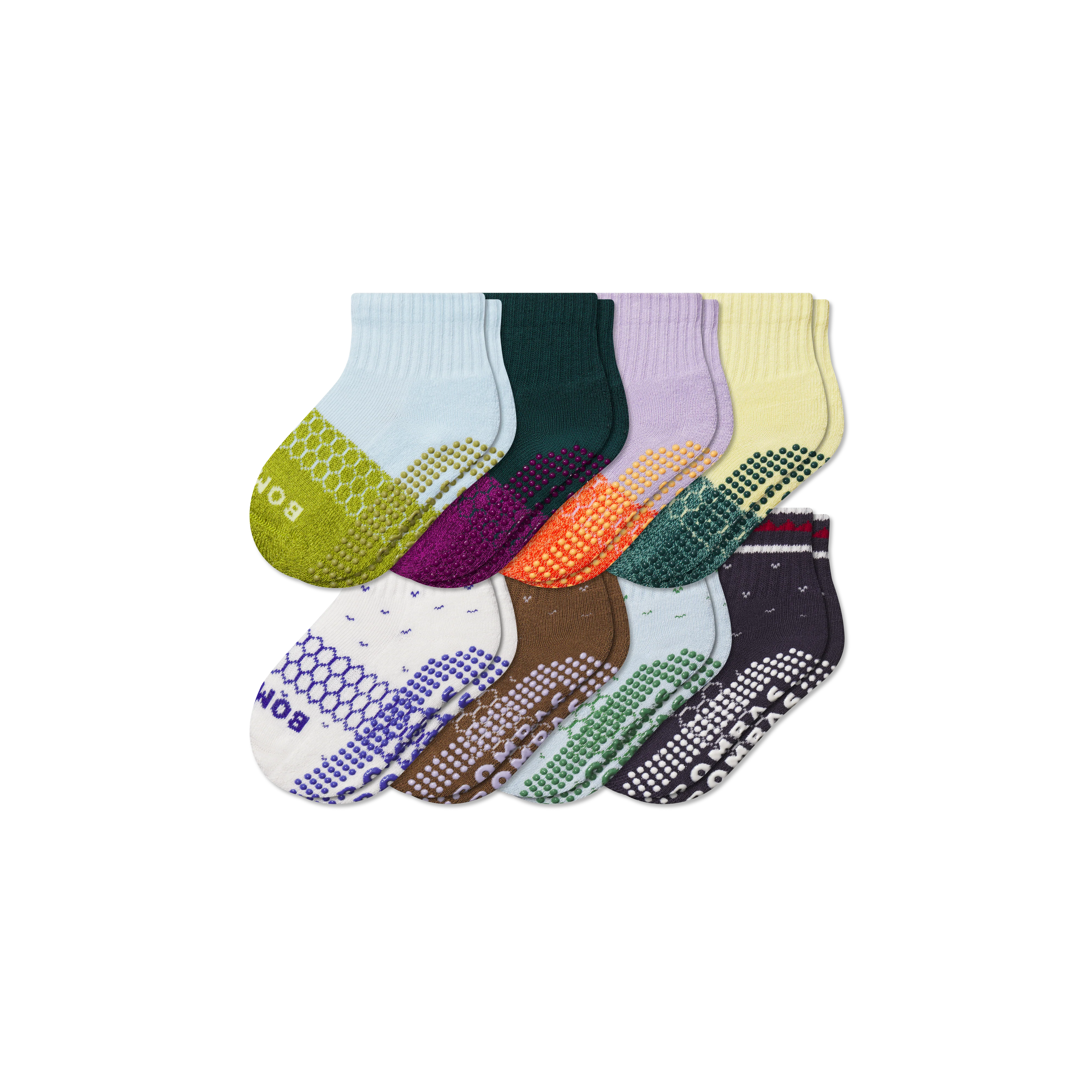 Toddler Gripper Calf Sock 8-Pack - Image 9