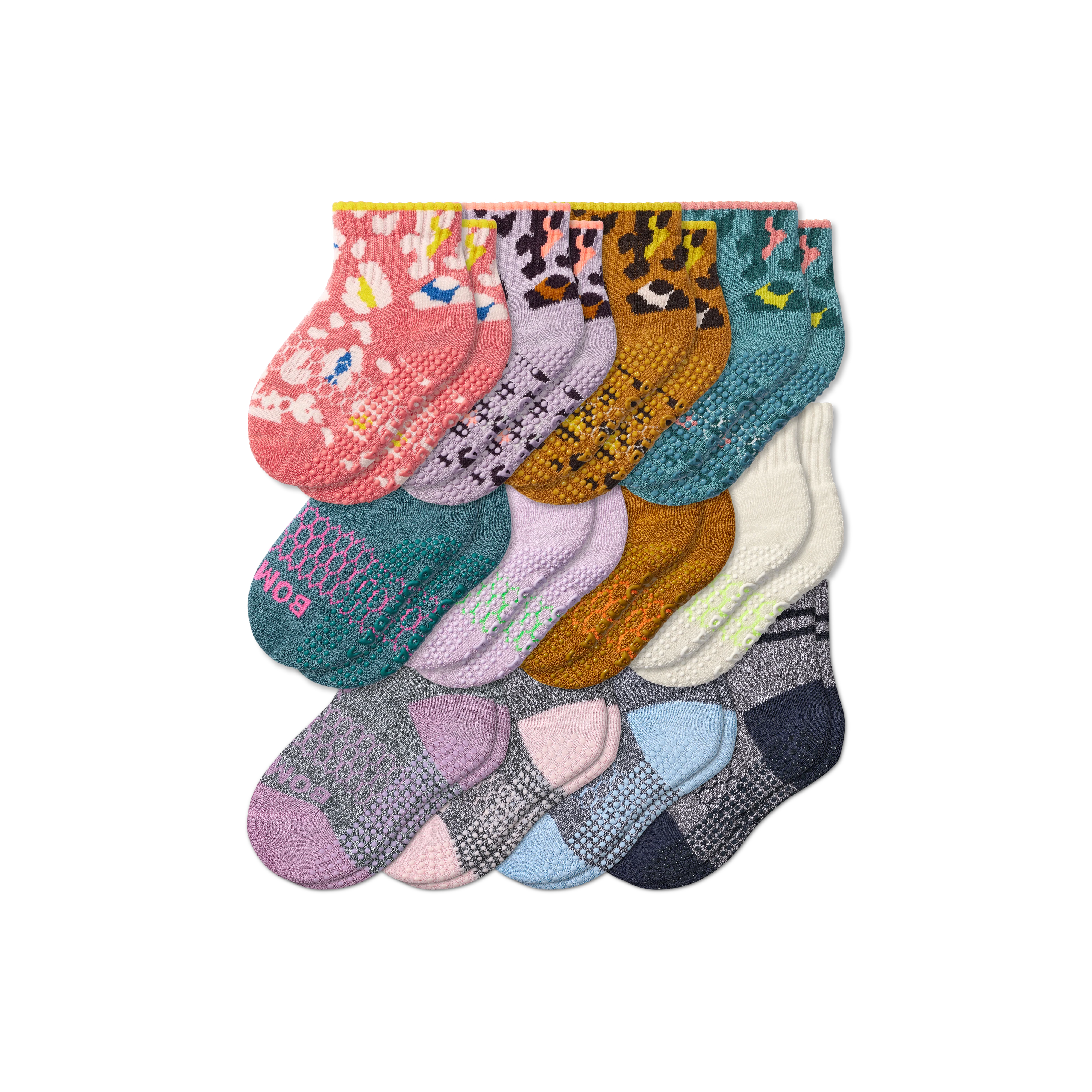 Toddler Gripper Calf Sock 12-Pack - Image 15