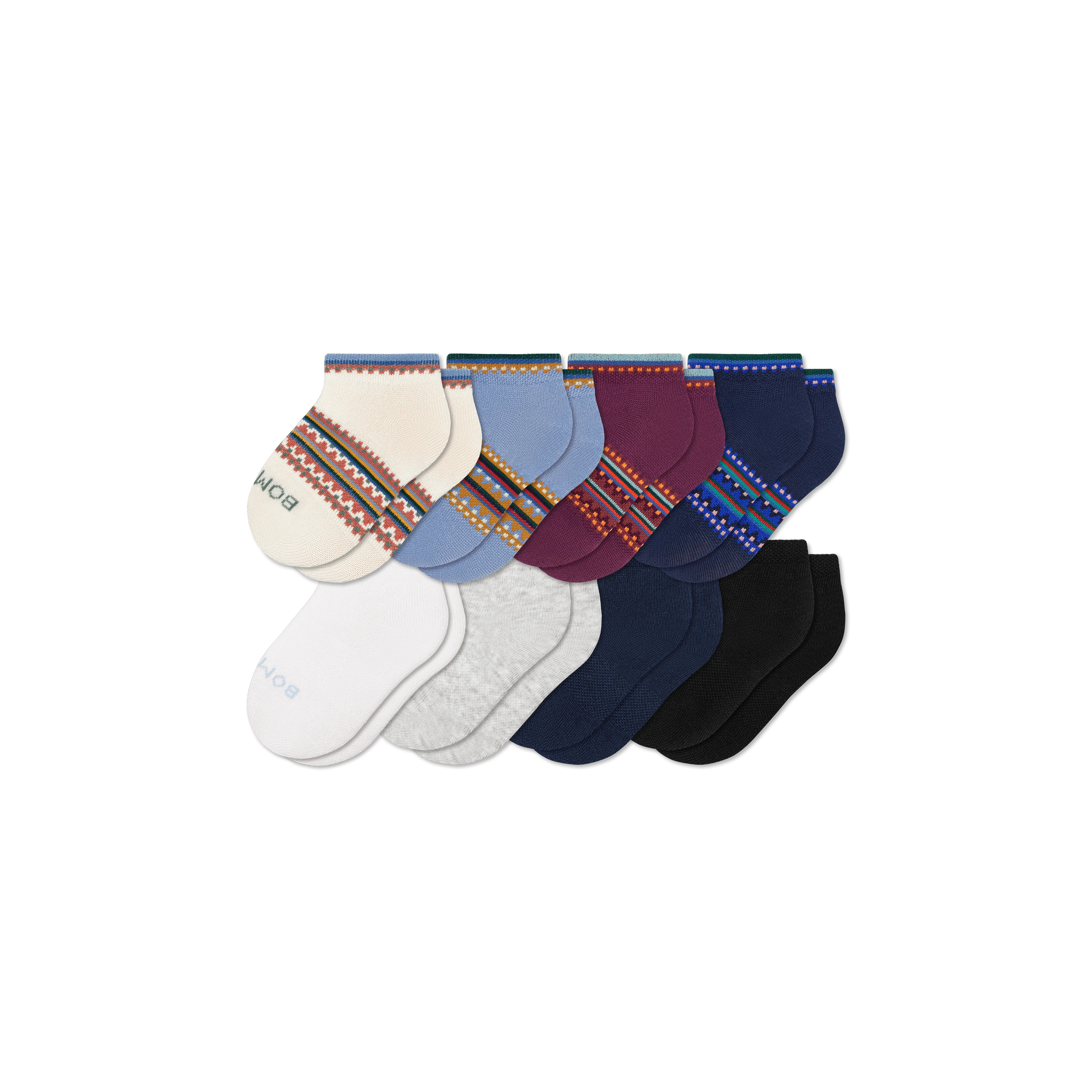 Toddler Lightweight Ankle Sock 8-Pack - Image 40