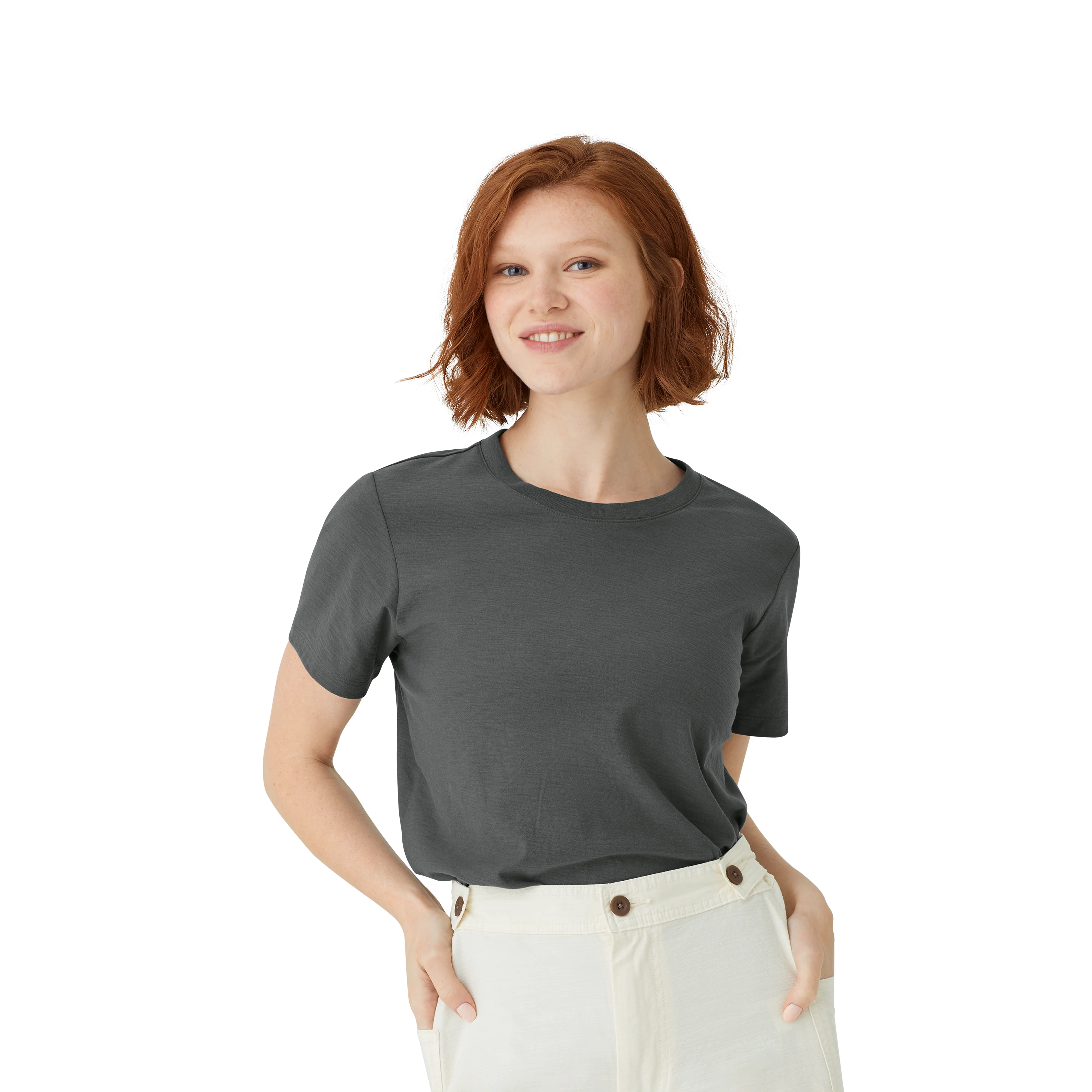 Women's Air Slub Crew Neck T-Shirt - Image 26