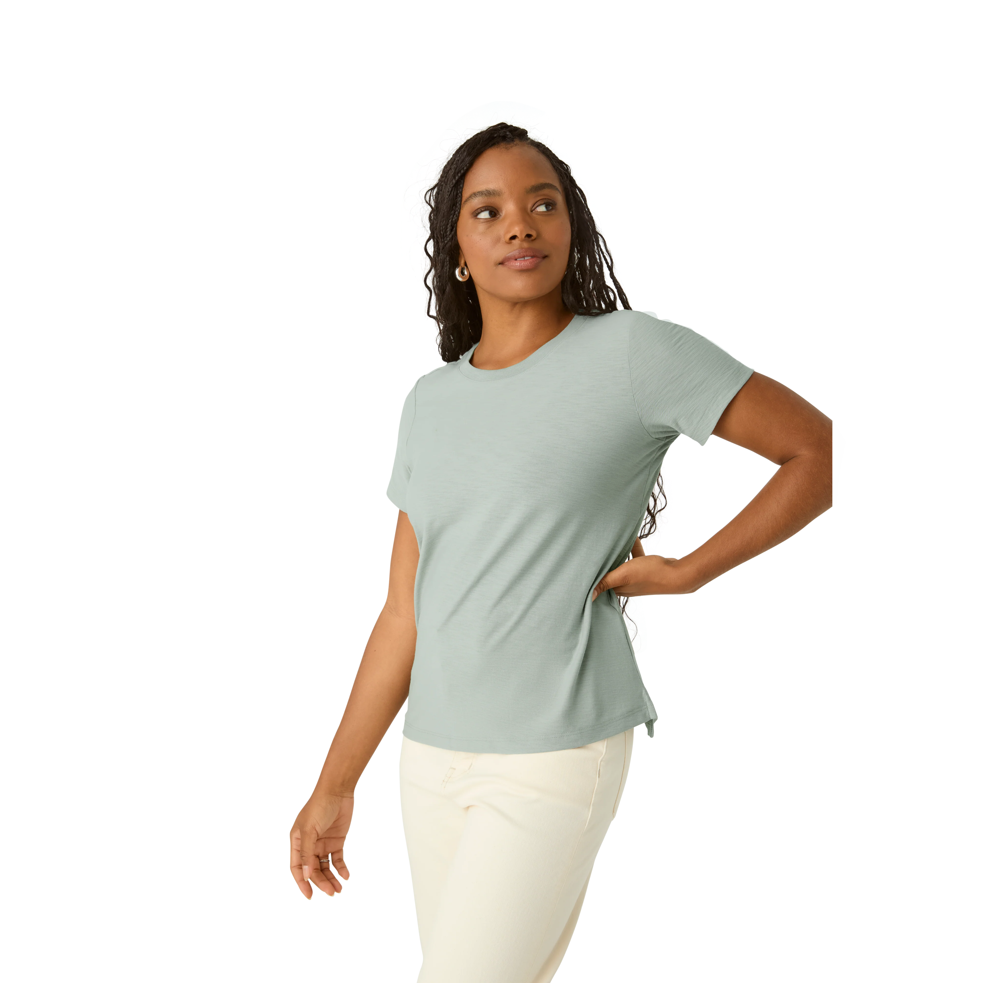 Women's Air Slub Crew Neck T-Shirt - Image 7