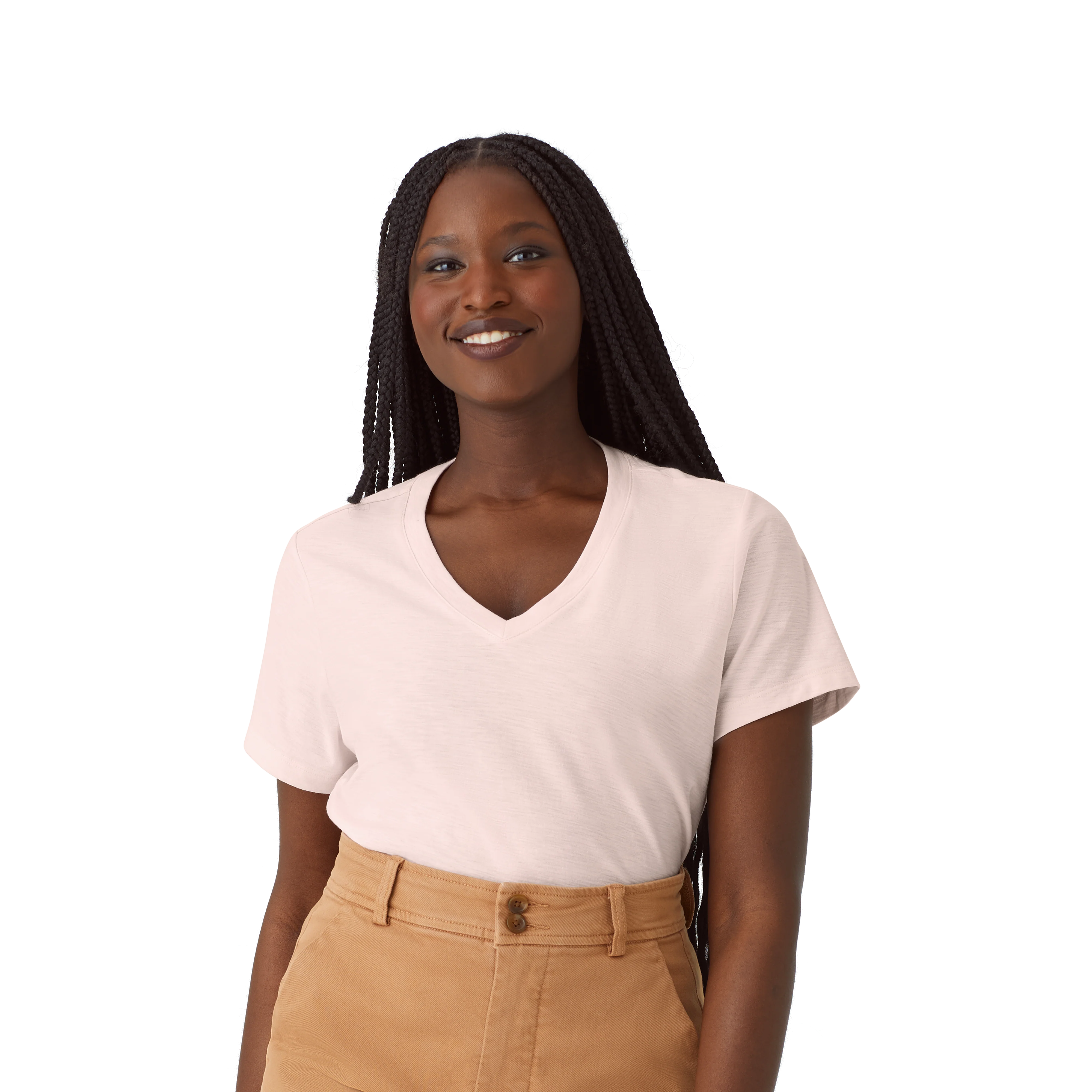 Women's Air Slub V-Neck T-Shirt - Image 11