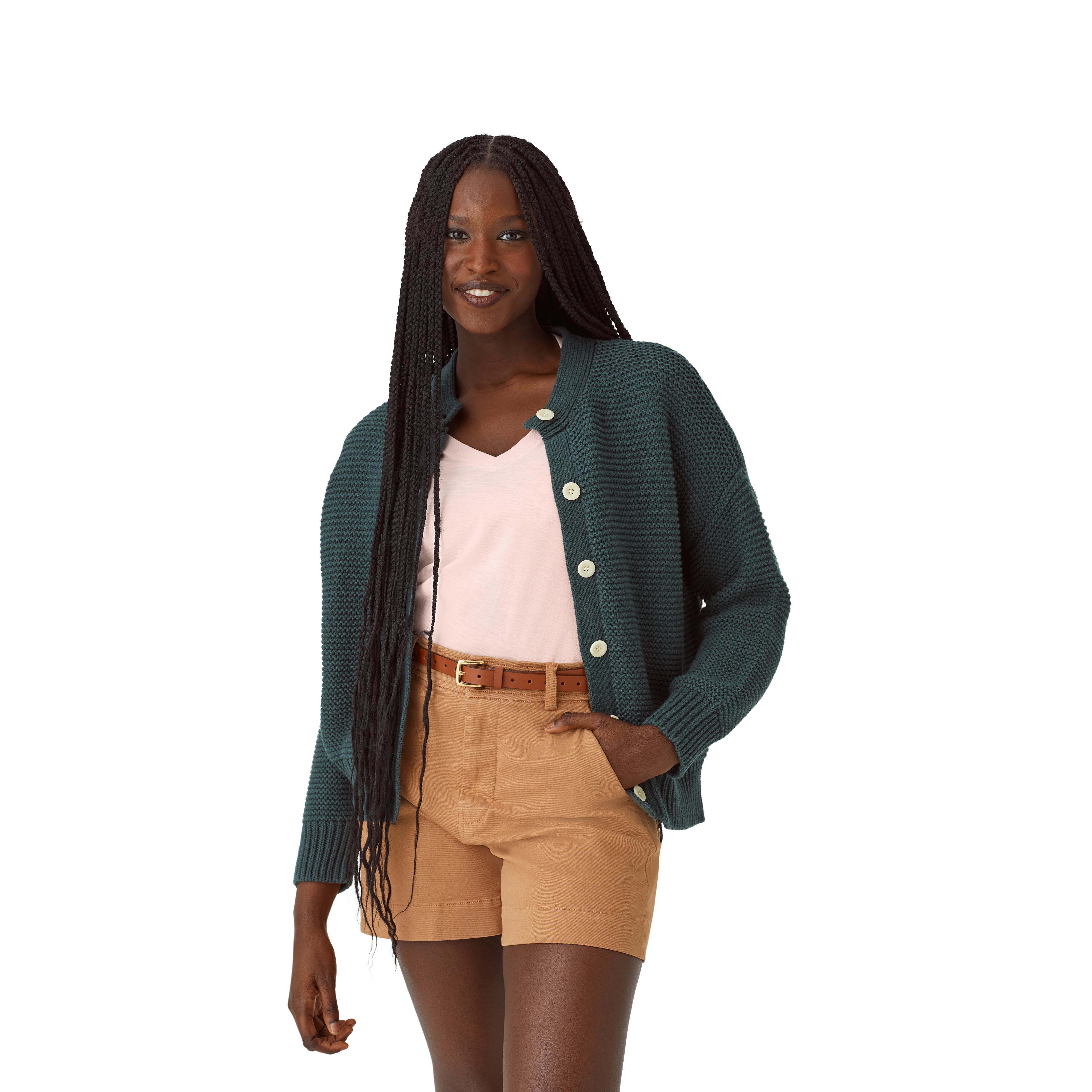 Women's Air Slub V-Neck T-Shirt - Image 14