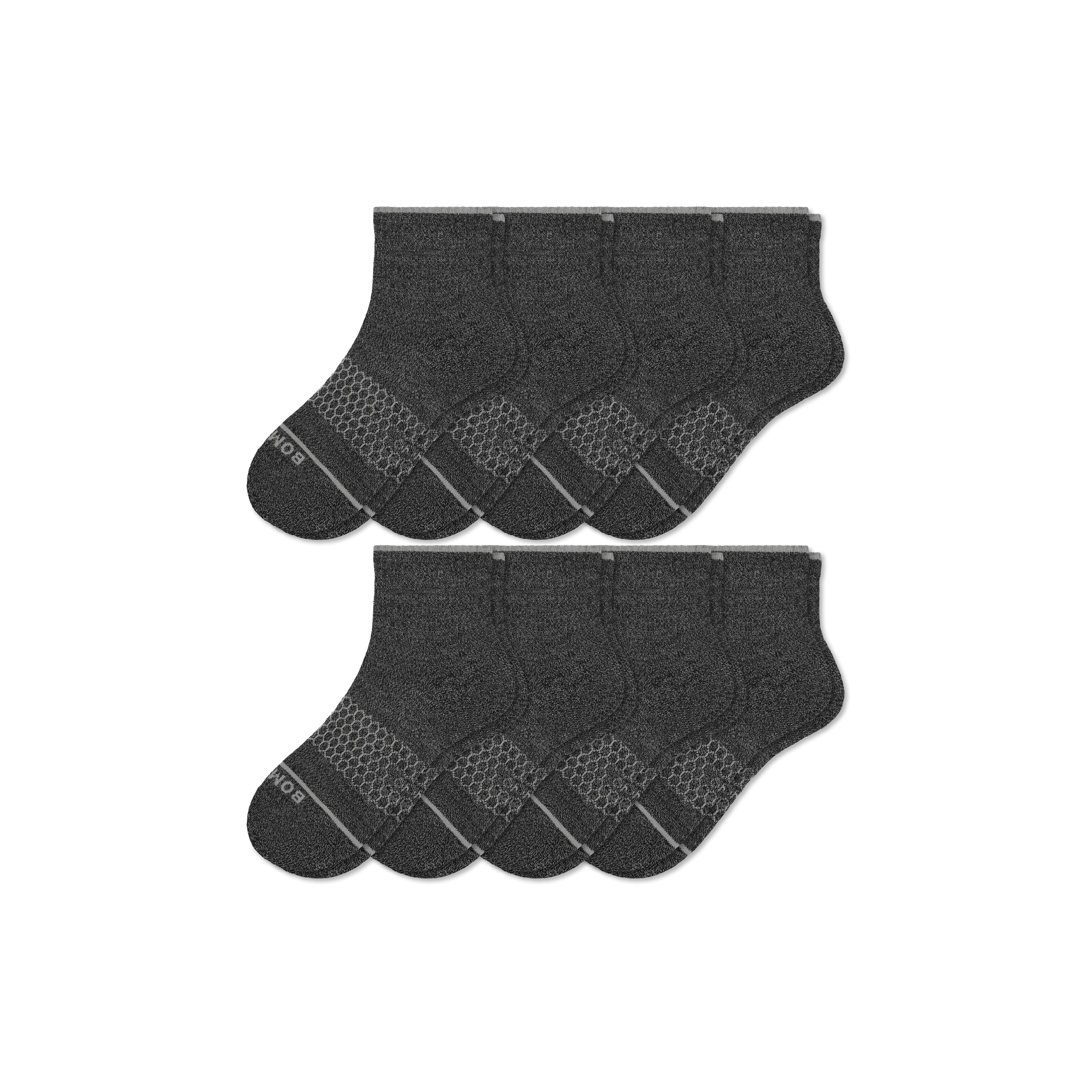 Women's Merino Wool Blend Quarter Sock 8-Pack - Image 30