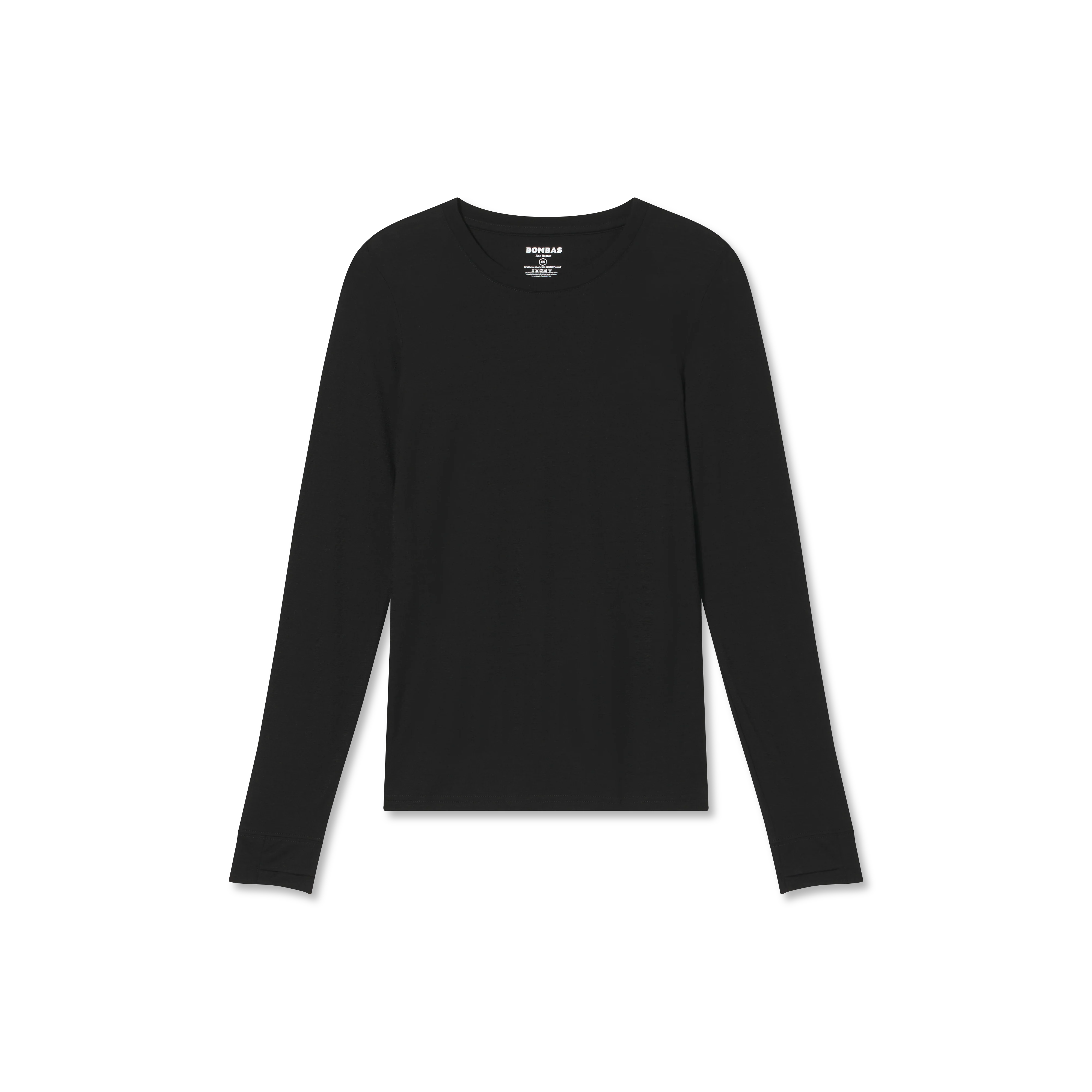 Women's Merino Wool Blend Crew Neck Long Sleeve T-Shirt - Image 25