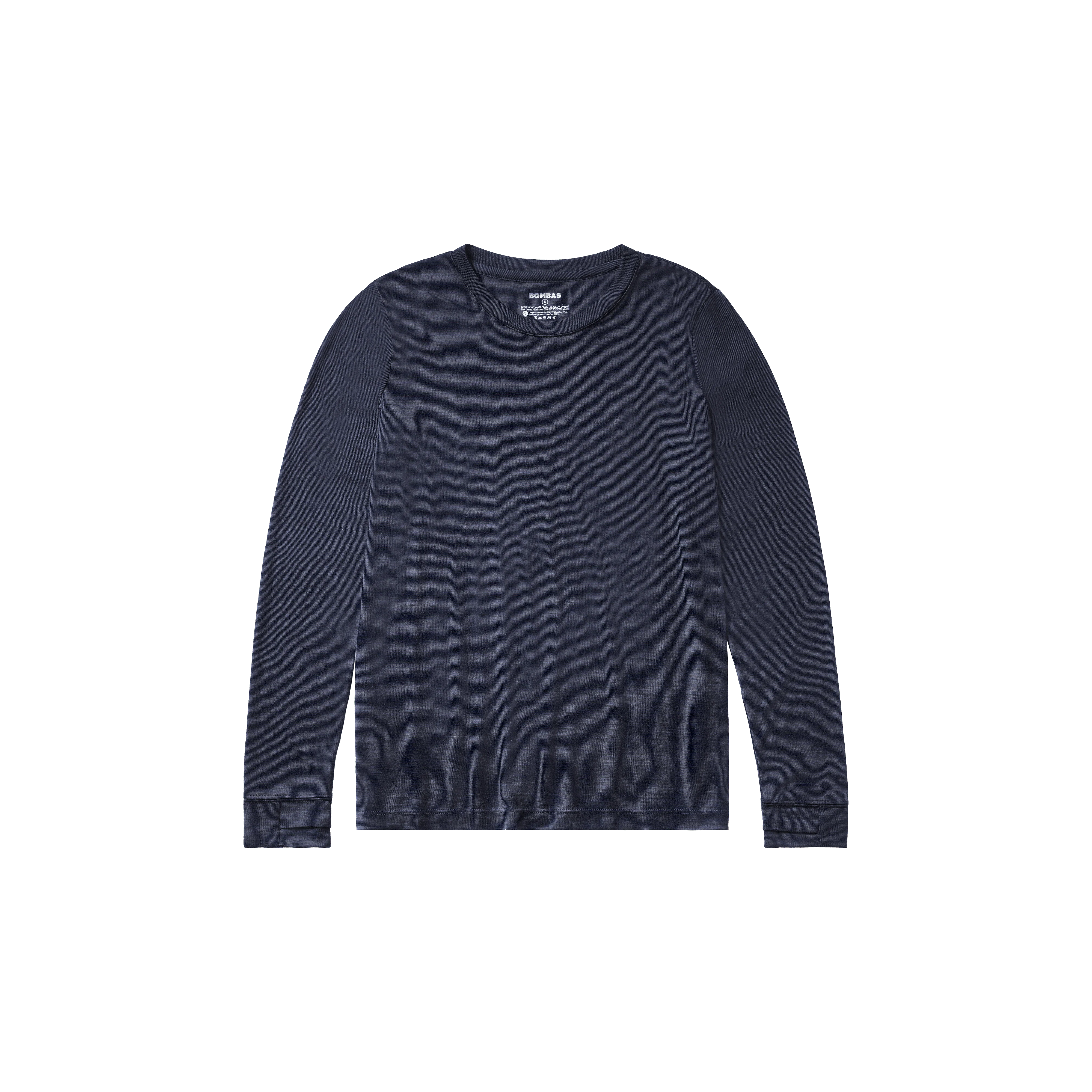 Women's Merino Wool Blend Crew Neck Long Sleeve T-Shirt - Image 28