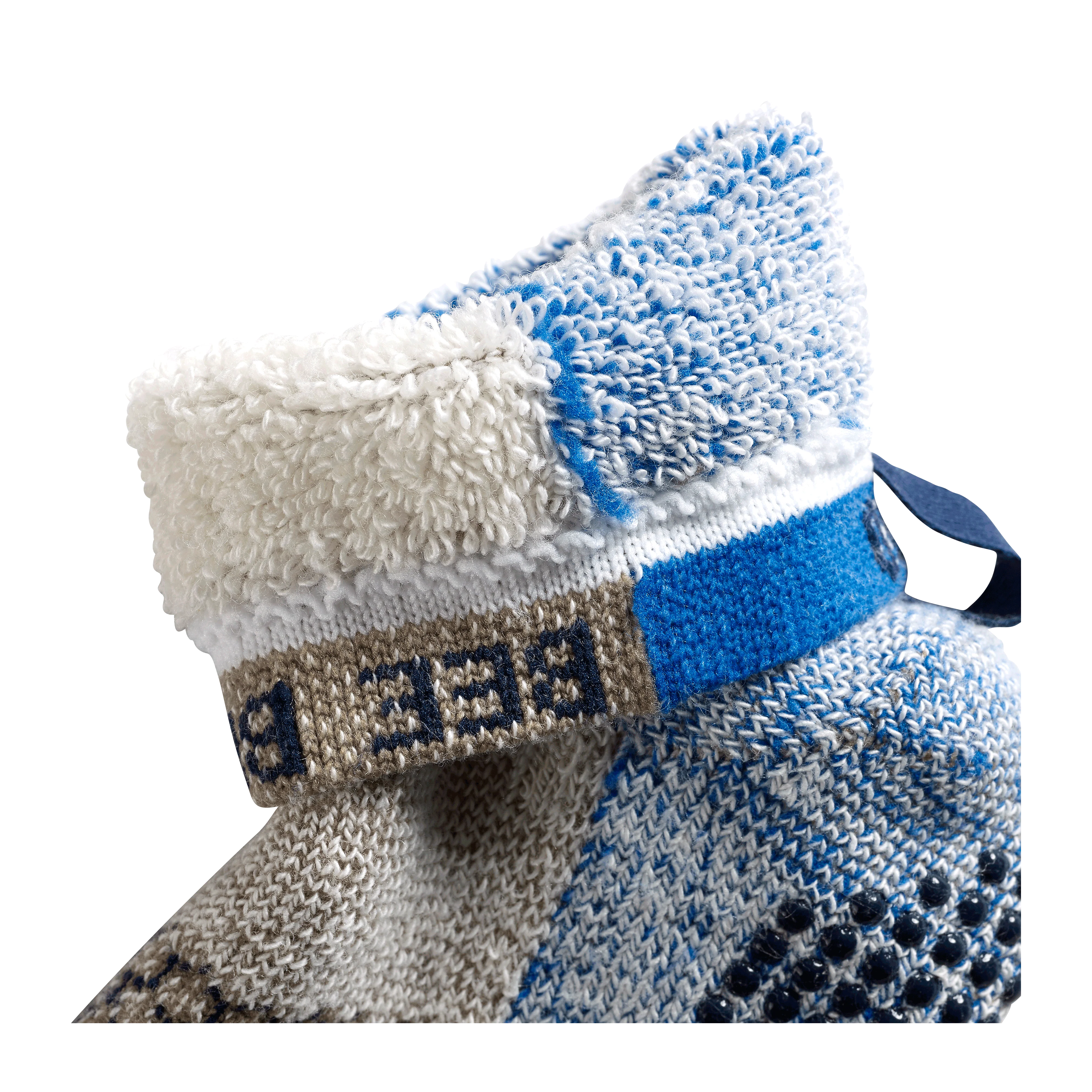 Women's Merino Wool Blend Gripper House Socks - Image 10