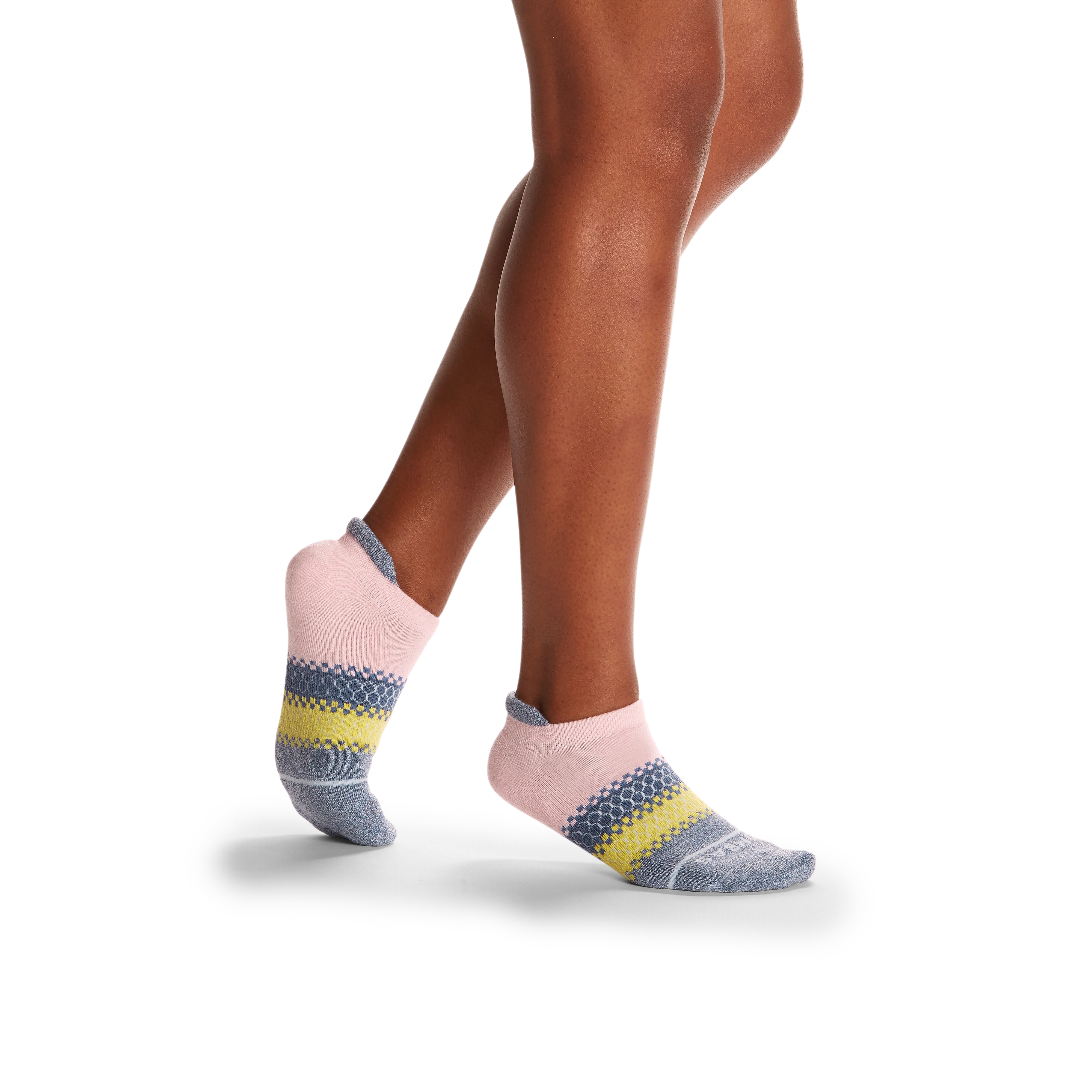 Women's Merino Wool Blend Sunset Stripe Ankle Socks - Image 11
