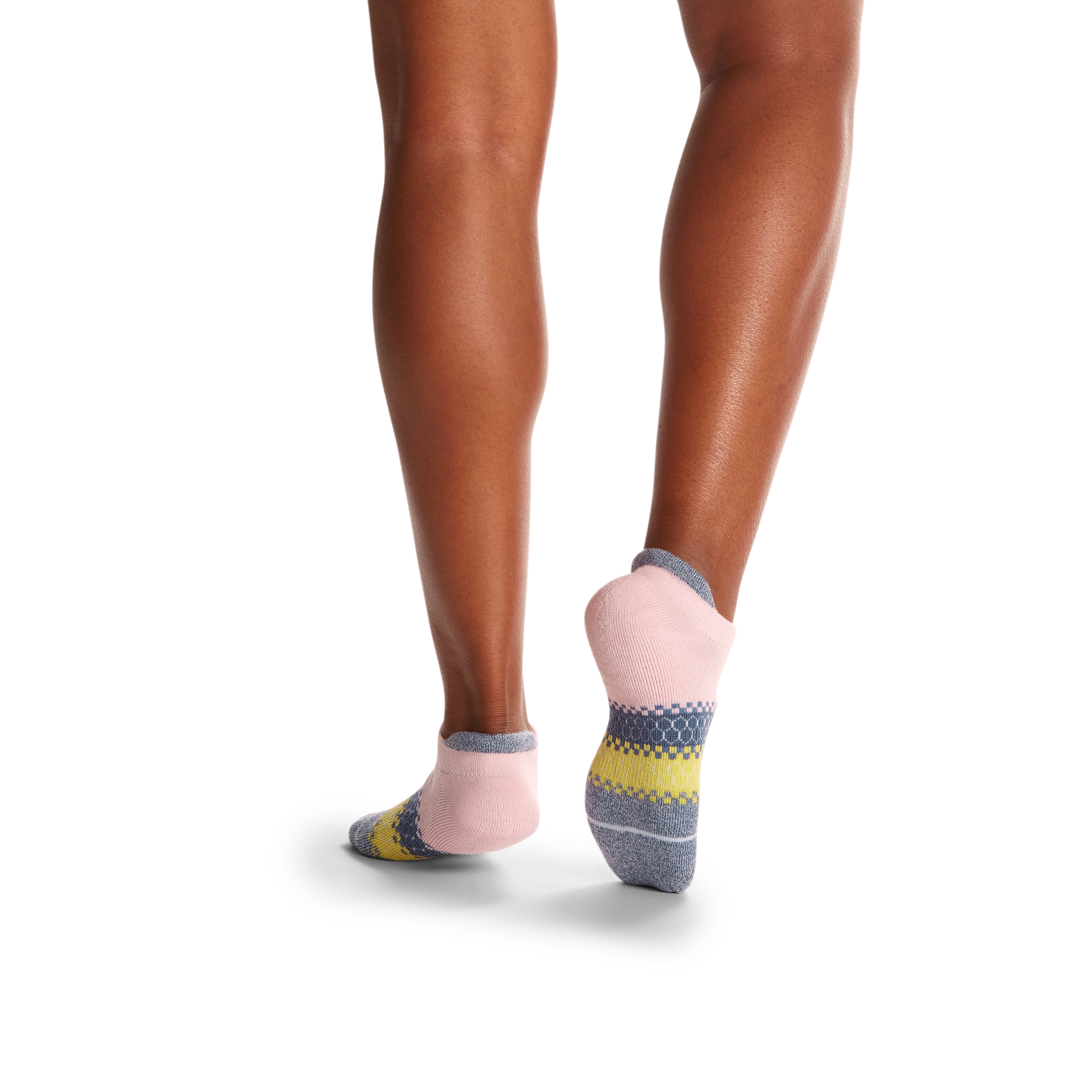 Women's Merino Wool Blend Sunset Stripe Ankle Socks - Image 12