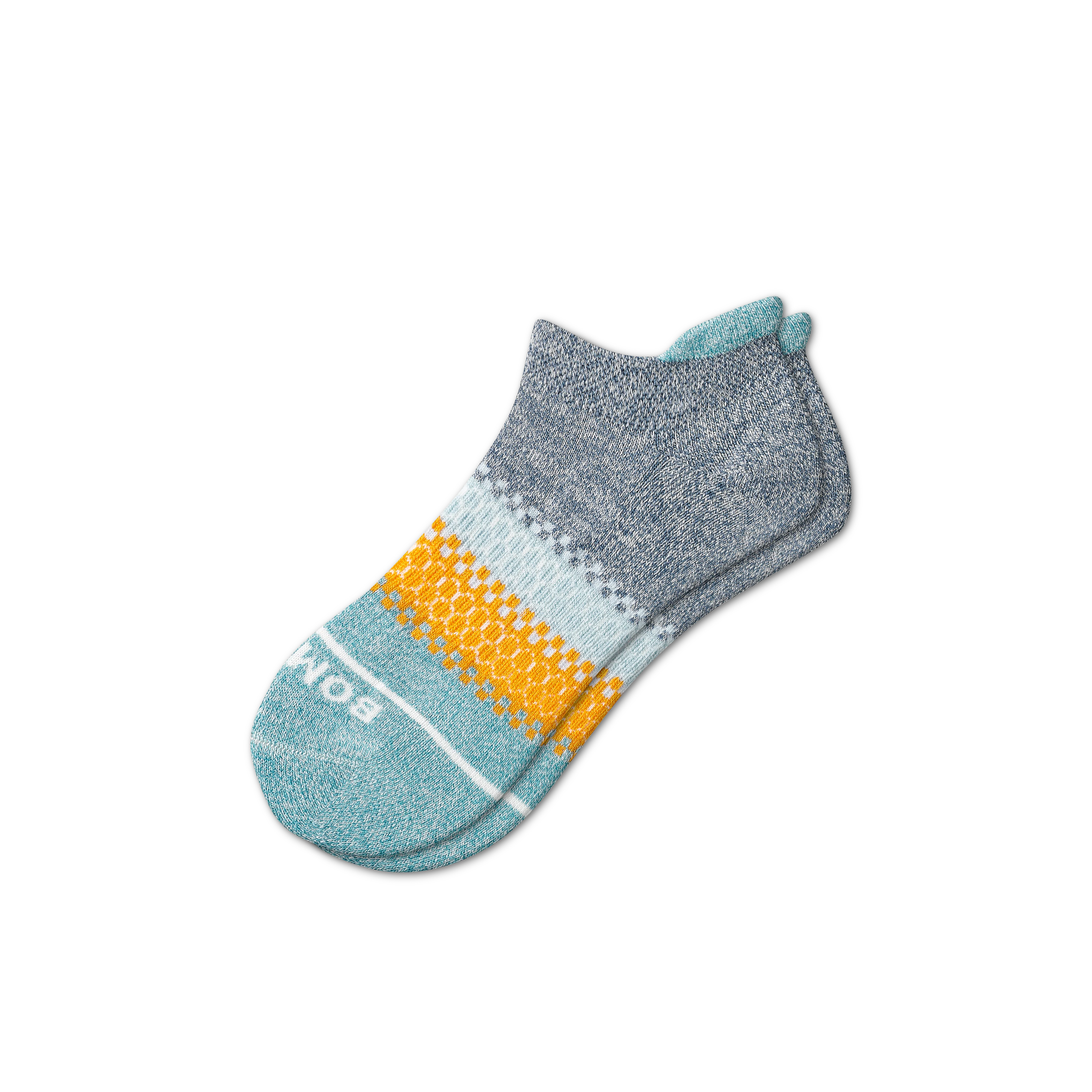 Women's Merino Wool Blend Sunset Stripe Ankle Socks - Image 14