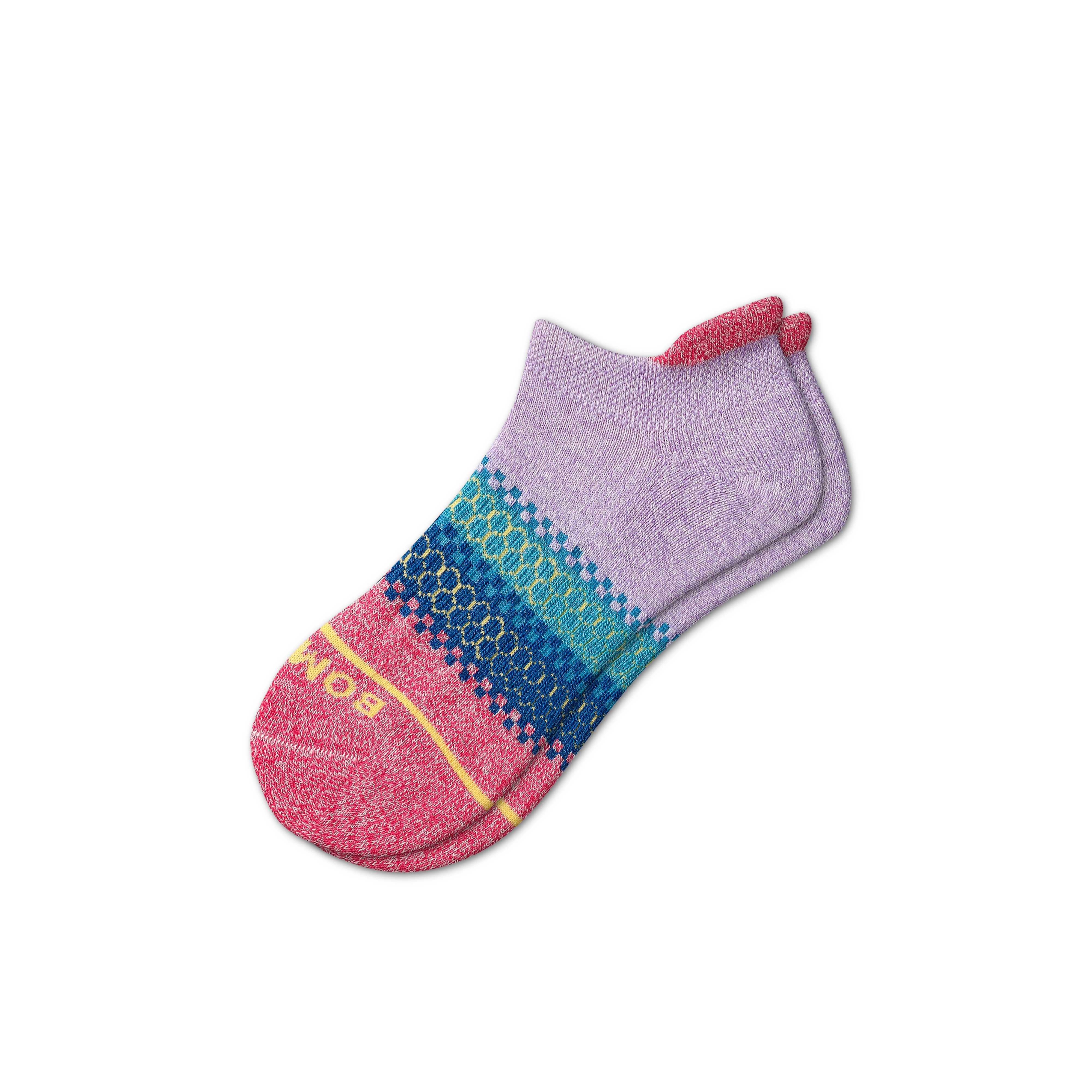 Women's Merino Wool Blend Sunset Stripe Ankle Socks - Image 5