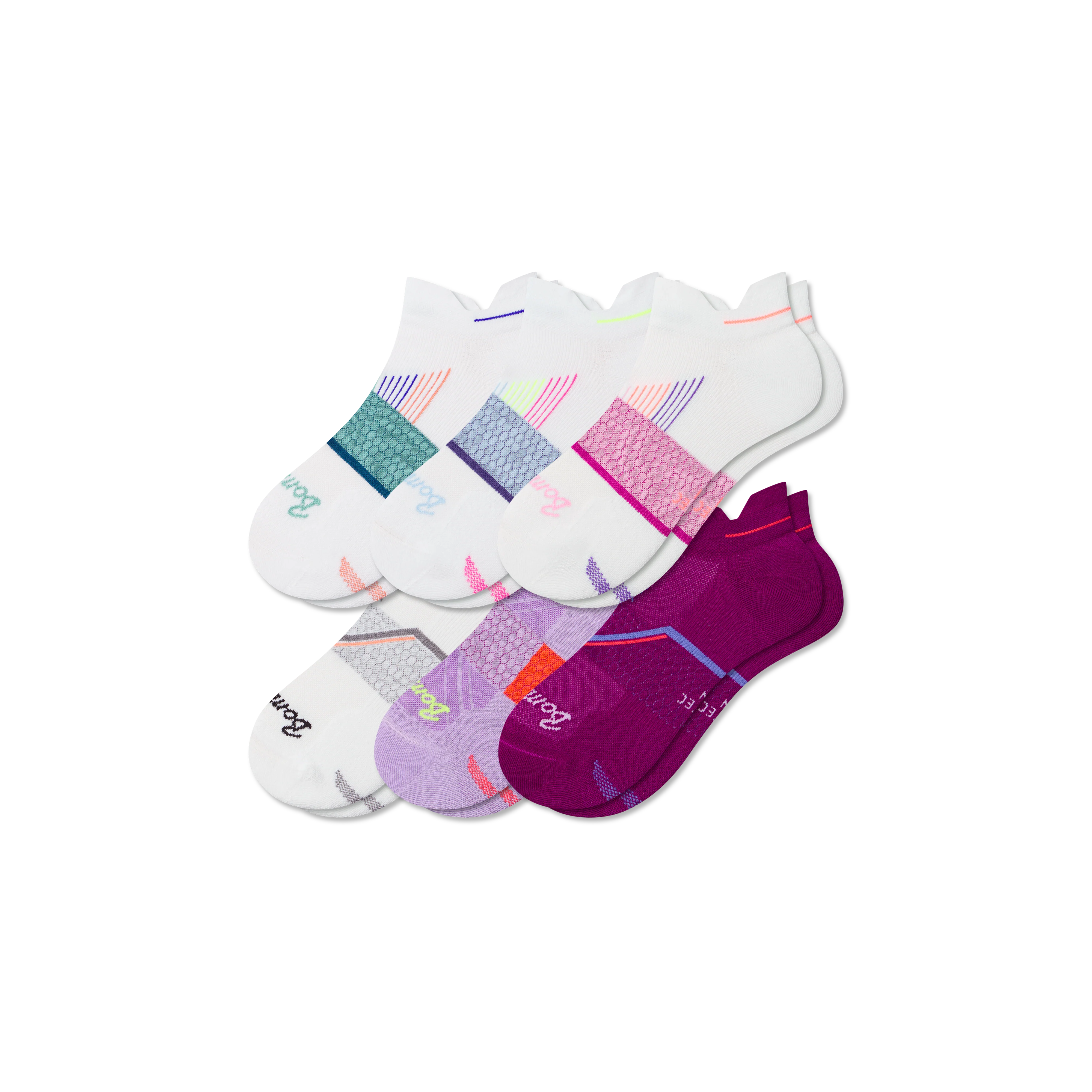 Women's Run Ankle Sock 6-Pack - Image 39