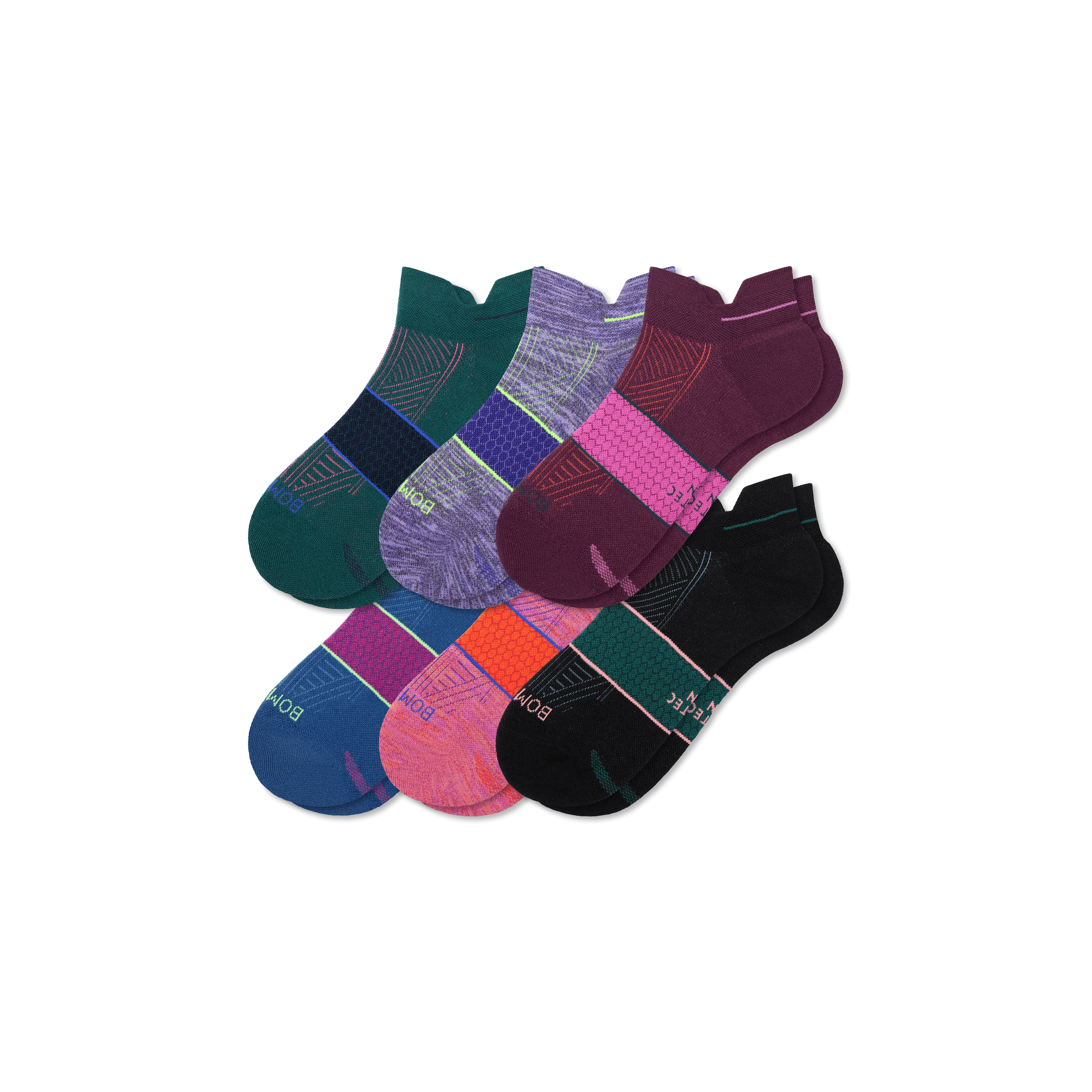 Women's Run Ankle Sock 6-Pack - Image 60