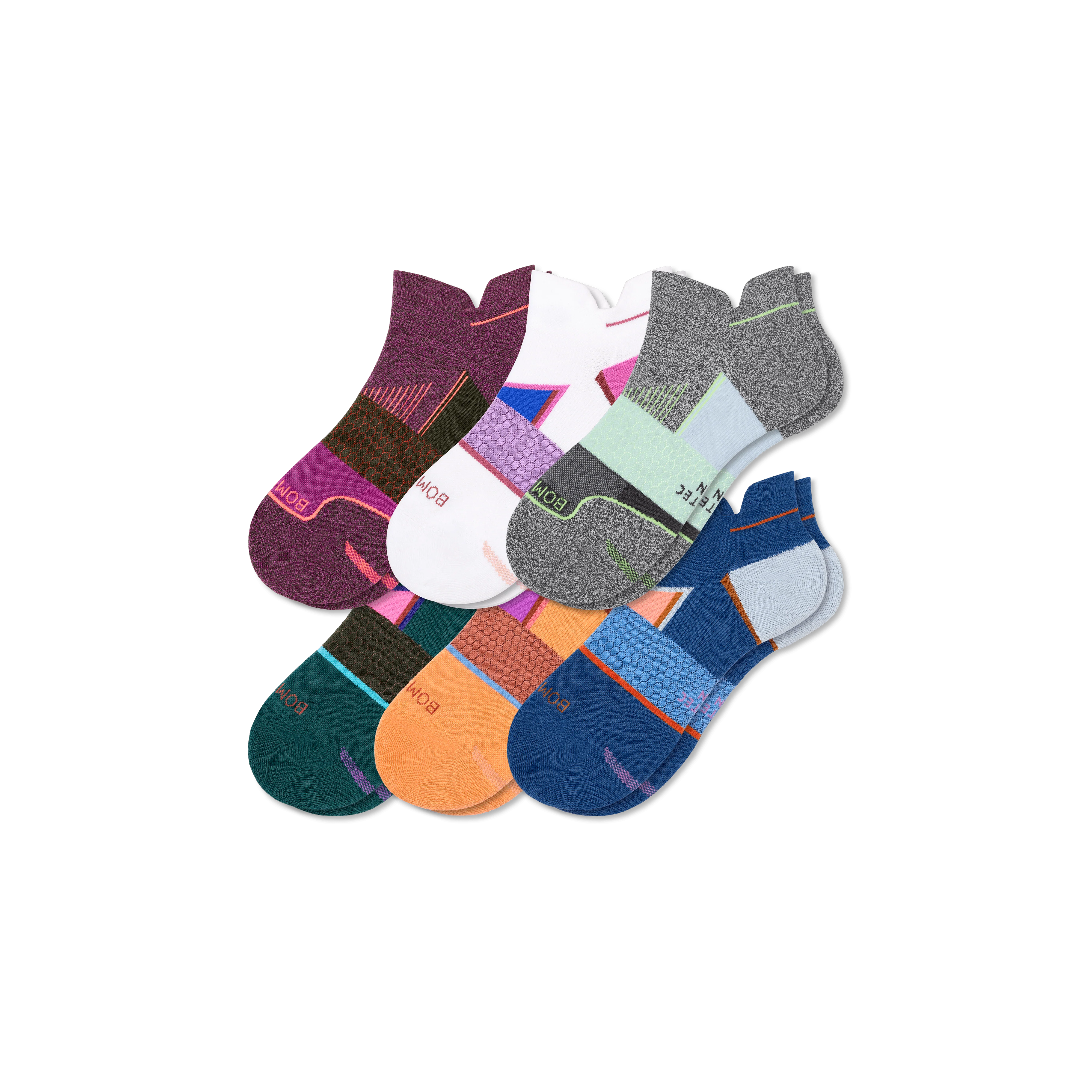 Women's Run Ankle Sock 6-Pack - Image 64