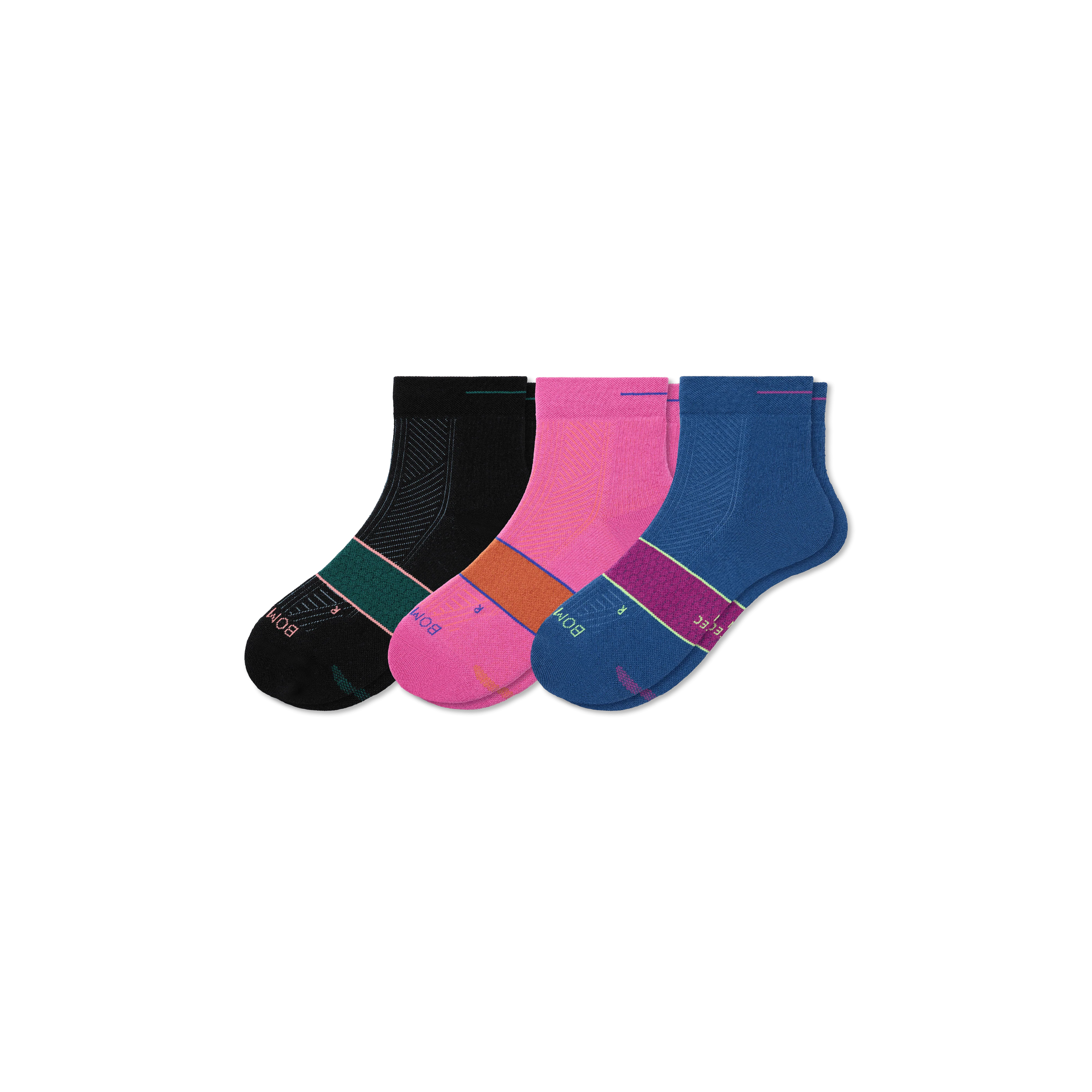 Women's Run Quarter Sock 3-Pack - Image 30