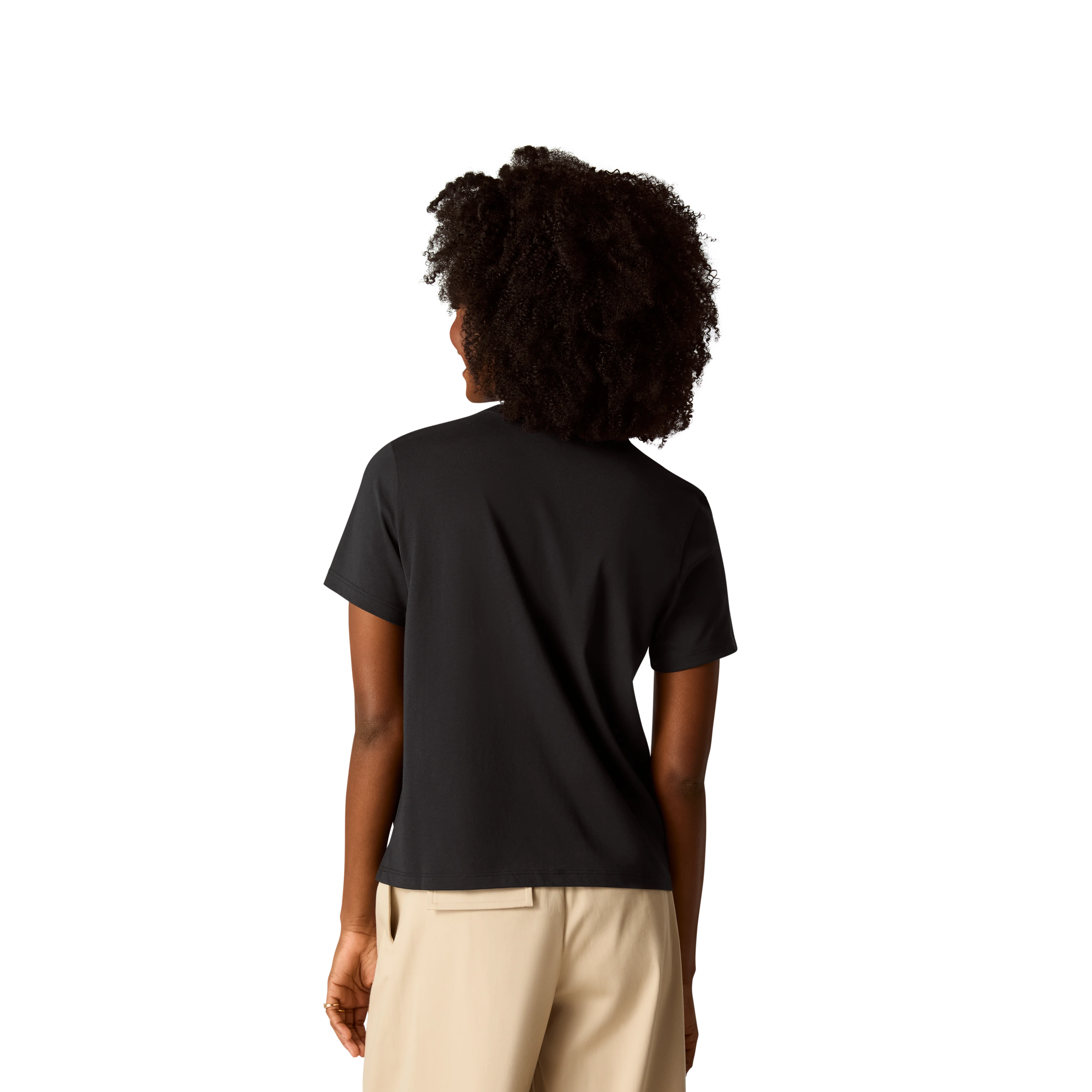 Women's Pima Cotton Crew Neck T-Shirt - Image 18