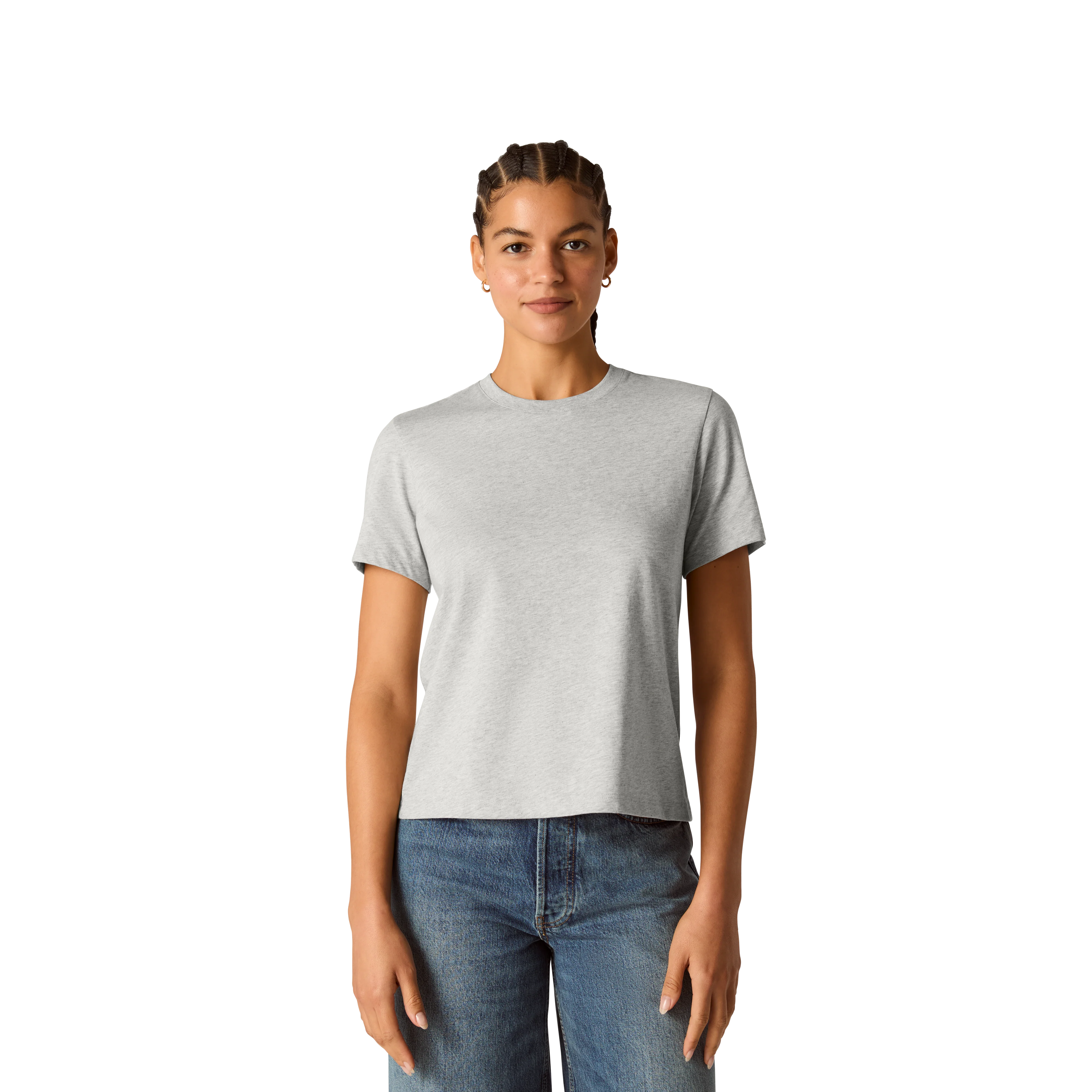 Women's Pima Cotton Crew Neck T-Shirt - Image 21