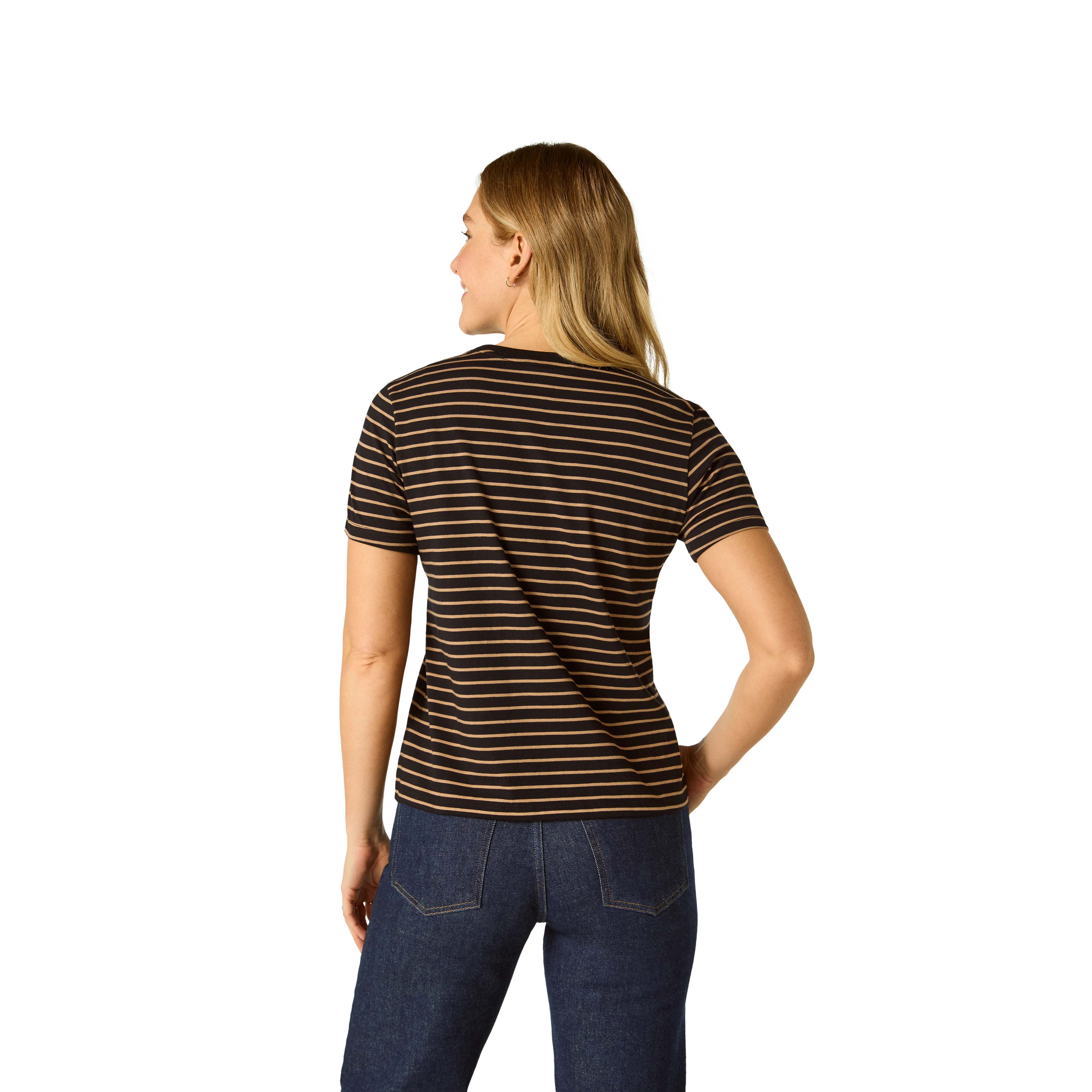 Women's Pima Cotton Crew Neck T-Shirt - Image 32