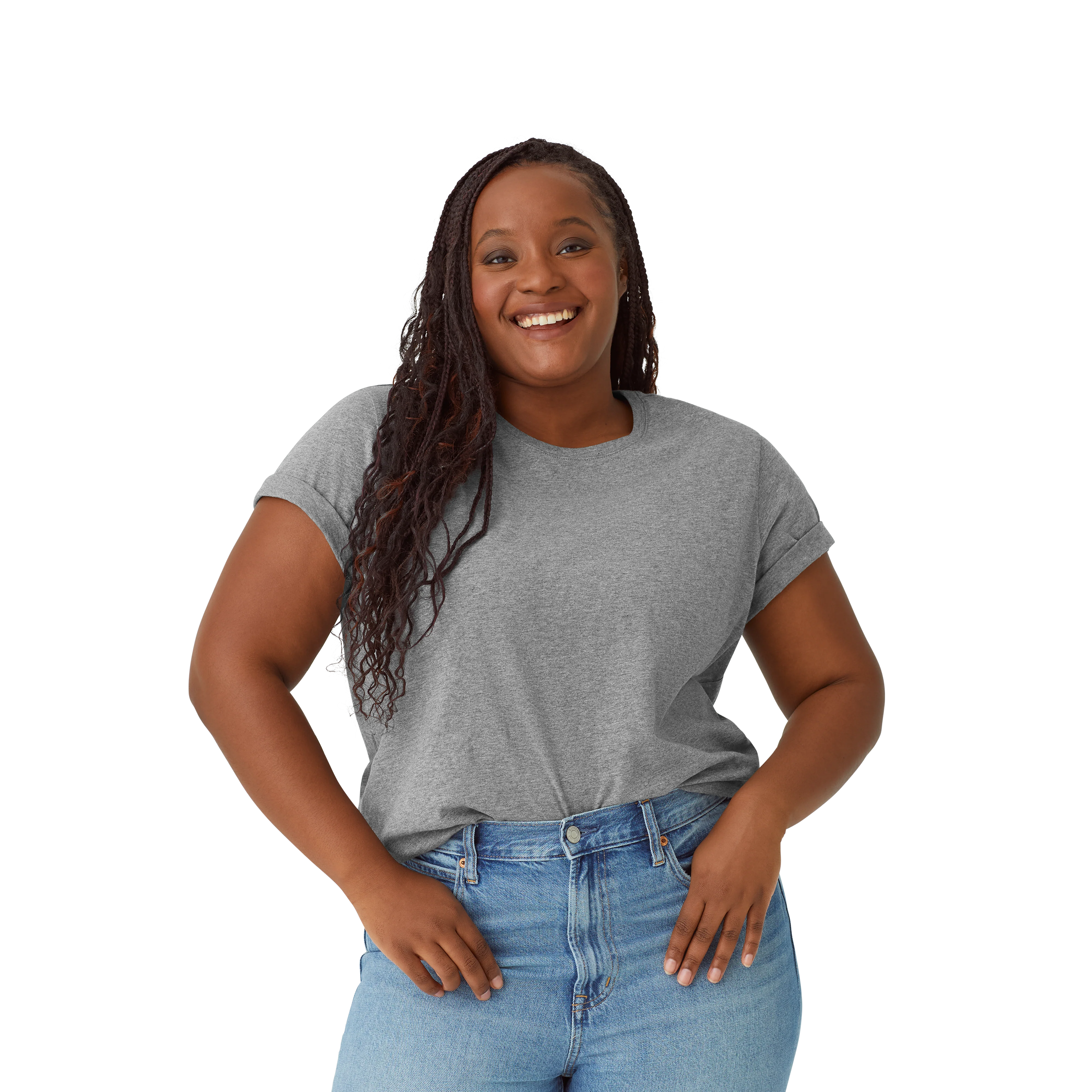 Women's Pima Cotton Crew Neck T-Shirt - Image 50