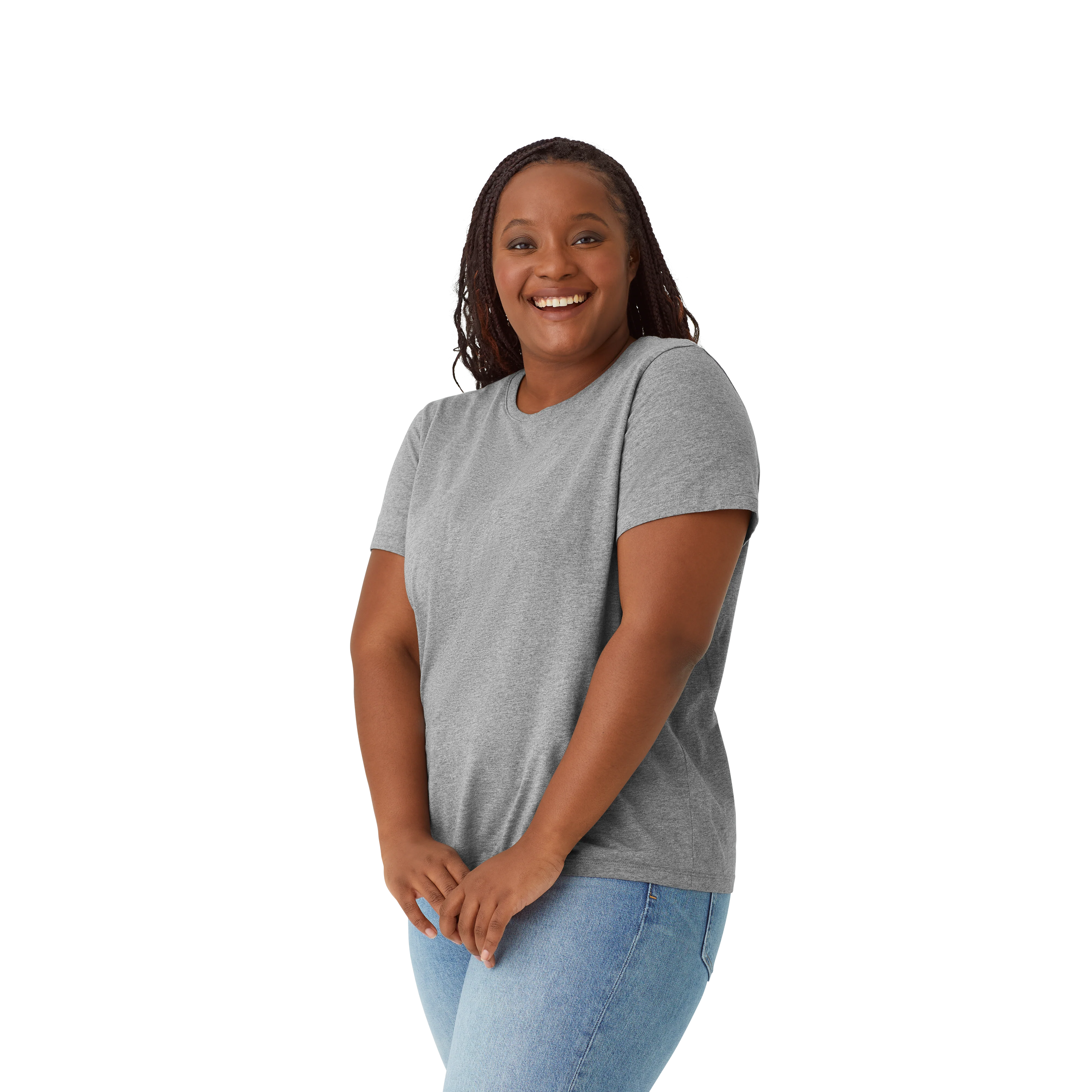 Women's Pima Cotton Crew Neck T-Shirt - Image 51