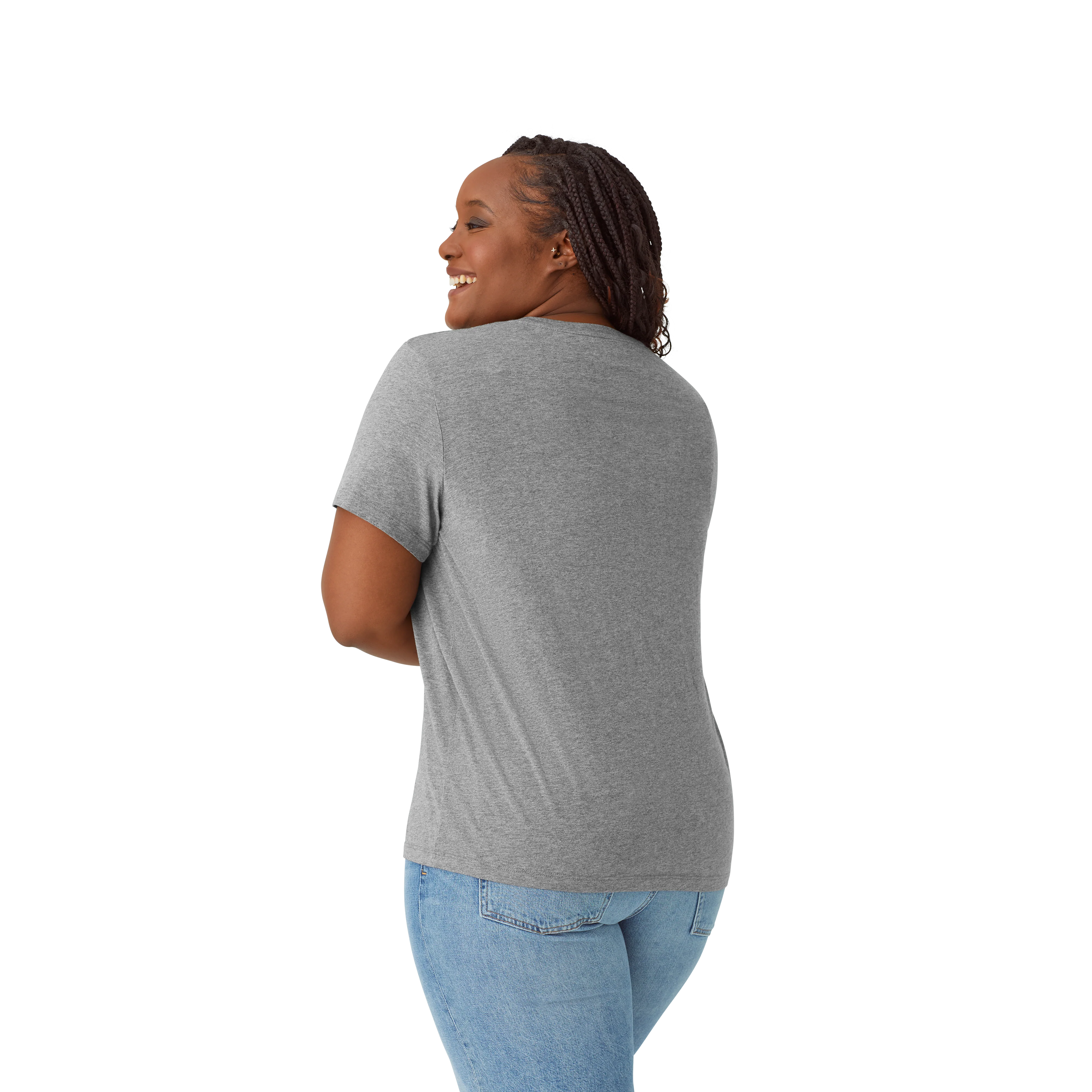 Women's Pima Cotton Crew Neck T-Shirt - Image 52