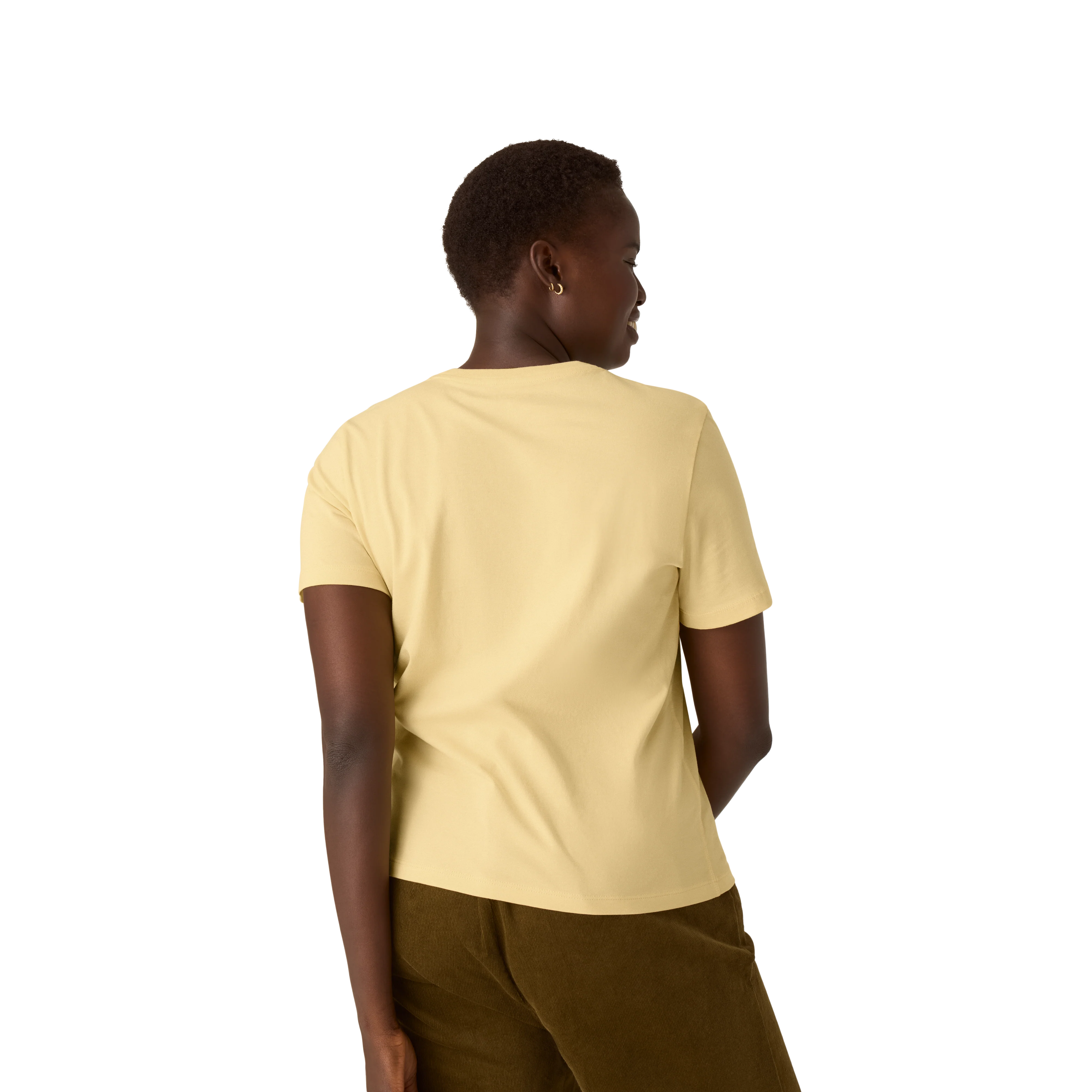 Women's Pima Cotton Crew Neck T-Shirt 3-Pack - Image 15