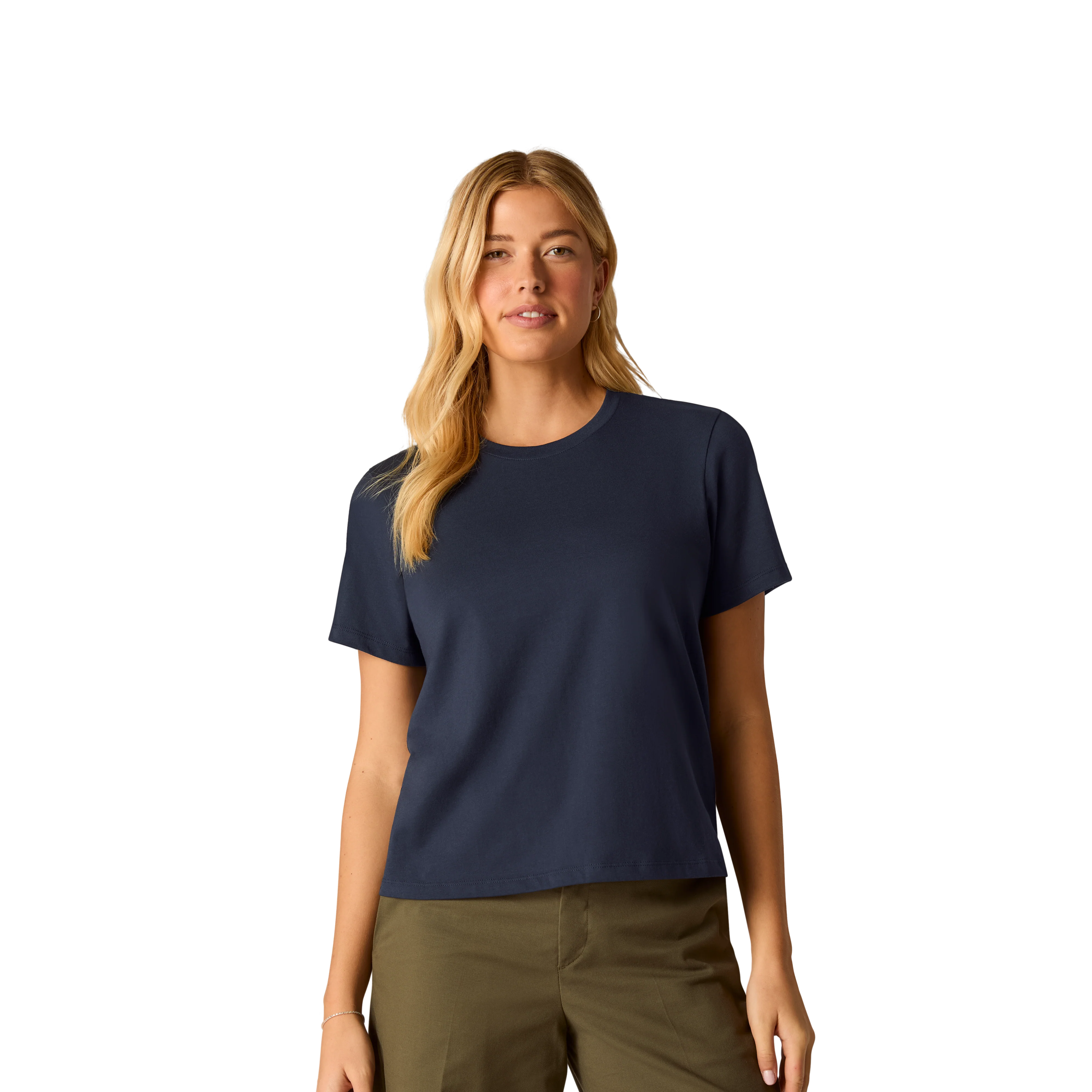 Women's Pima Cotton Crew Neck T-Shirt 3-Pack - Image 33