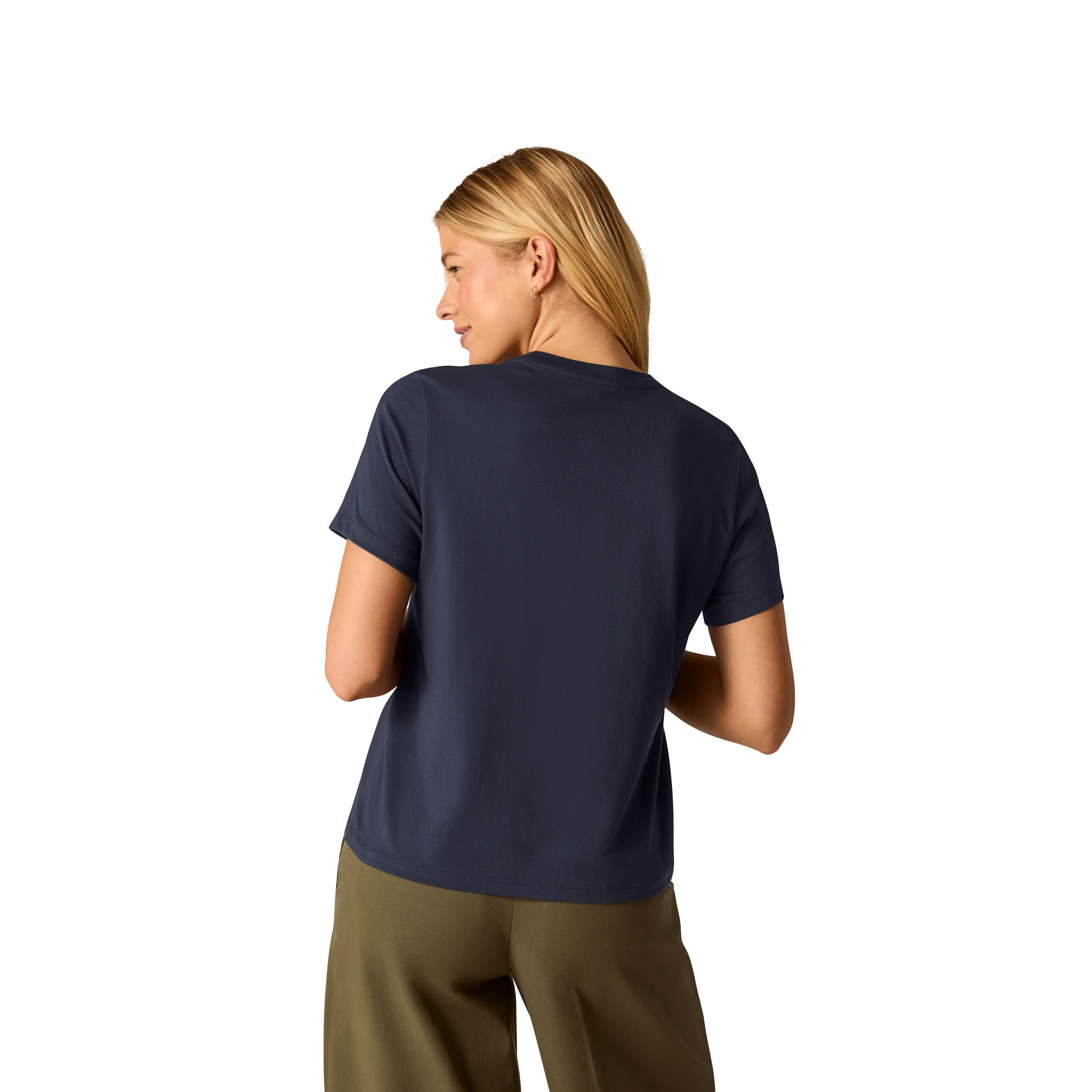 Women's Pima Cotton Crew Neck T-Shirt 3-Pack - Image 8