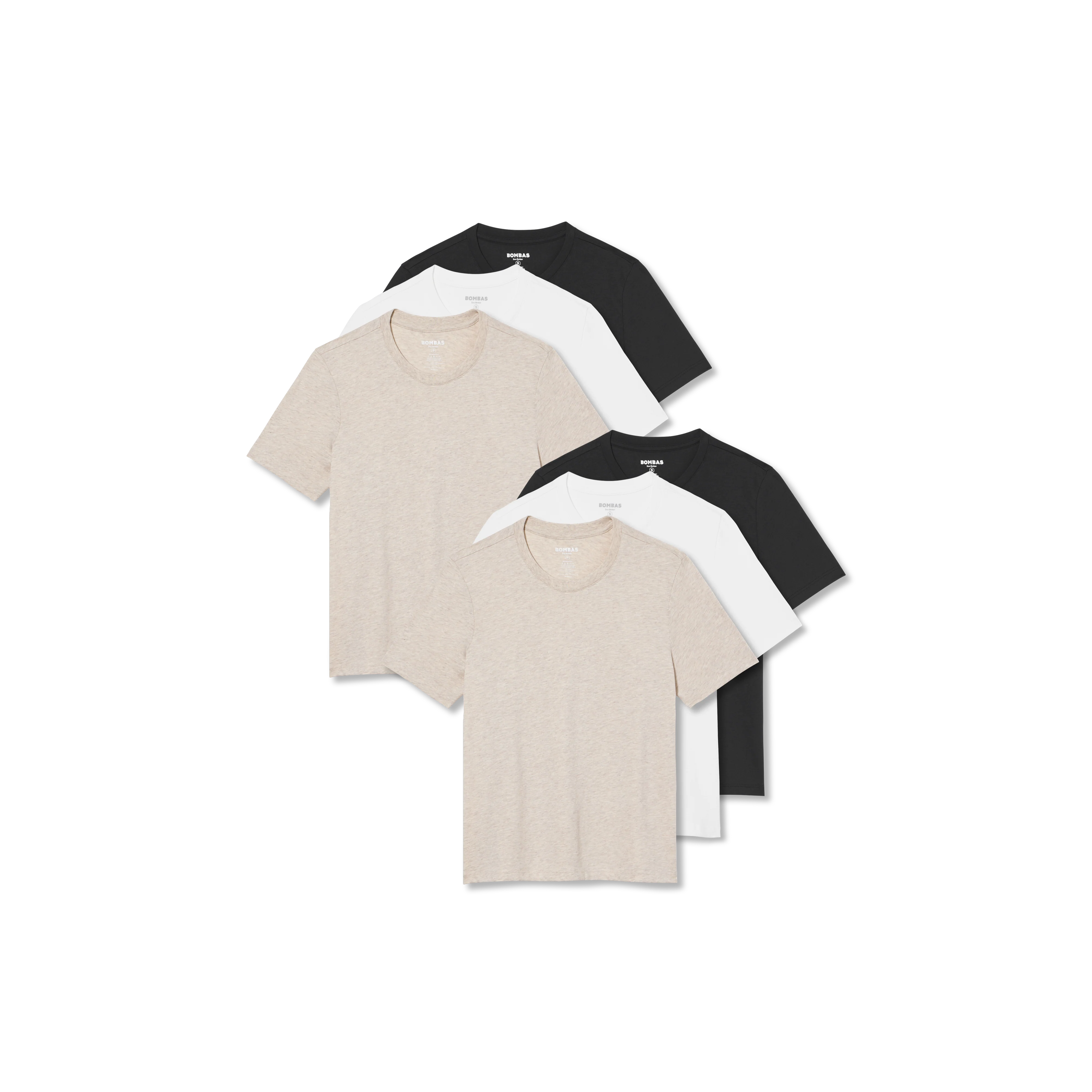 Women's Pima Cotton Crew Neck T-Shirt 6-Pack - Image 15