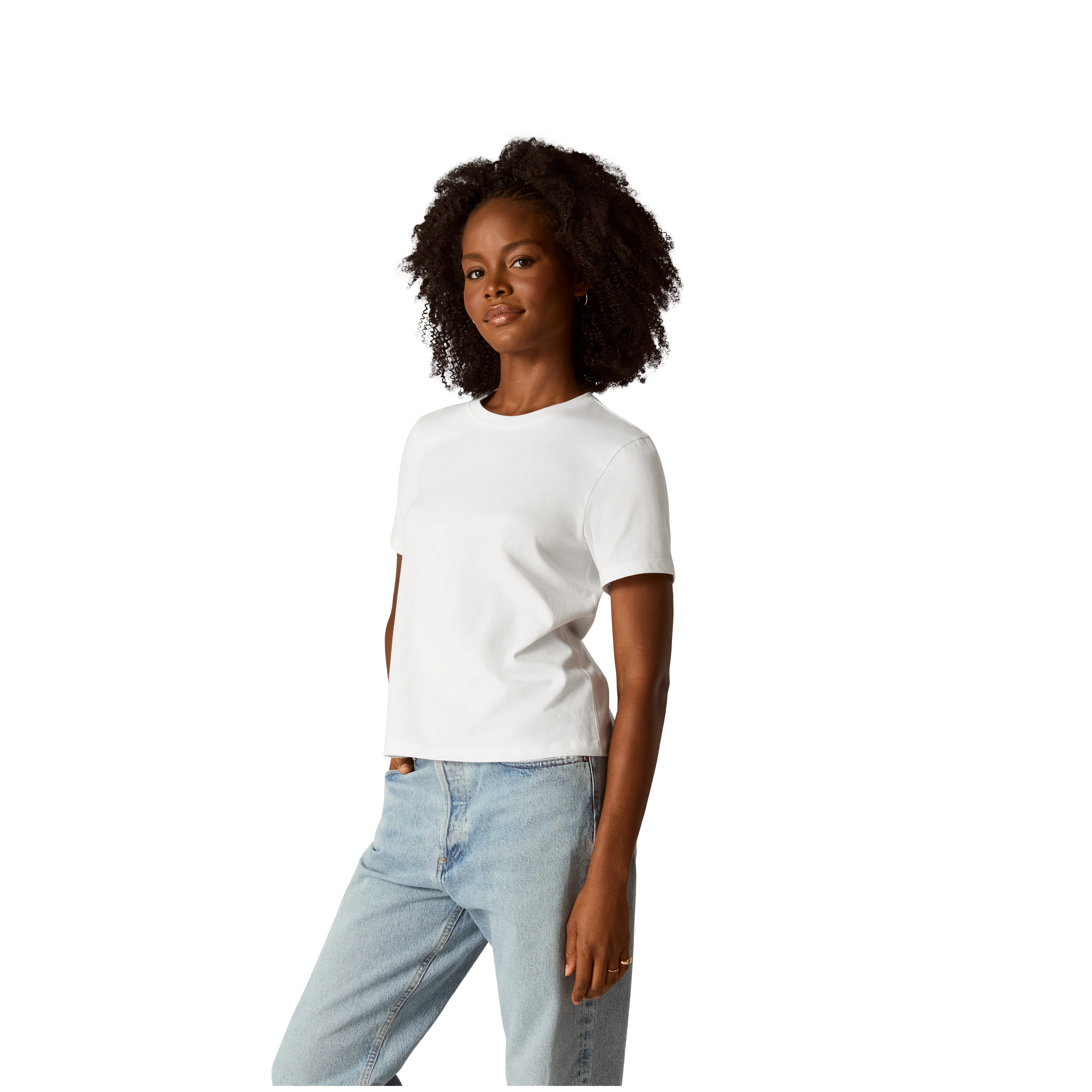 Women's Pima Cotton Crew Neck T-Shirt 6-Pack - Image 4