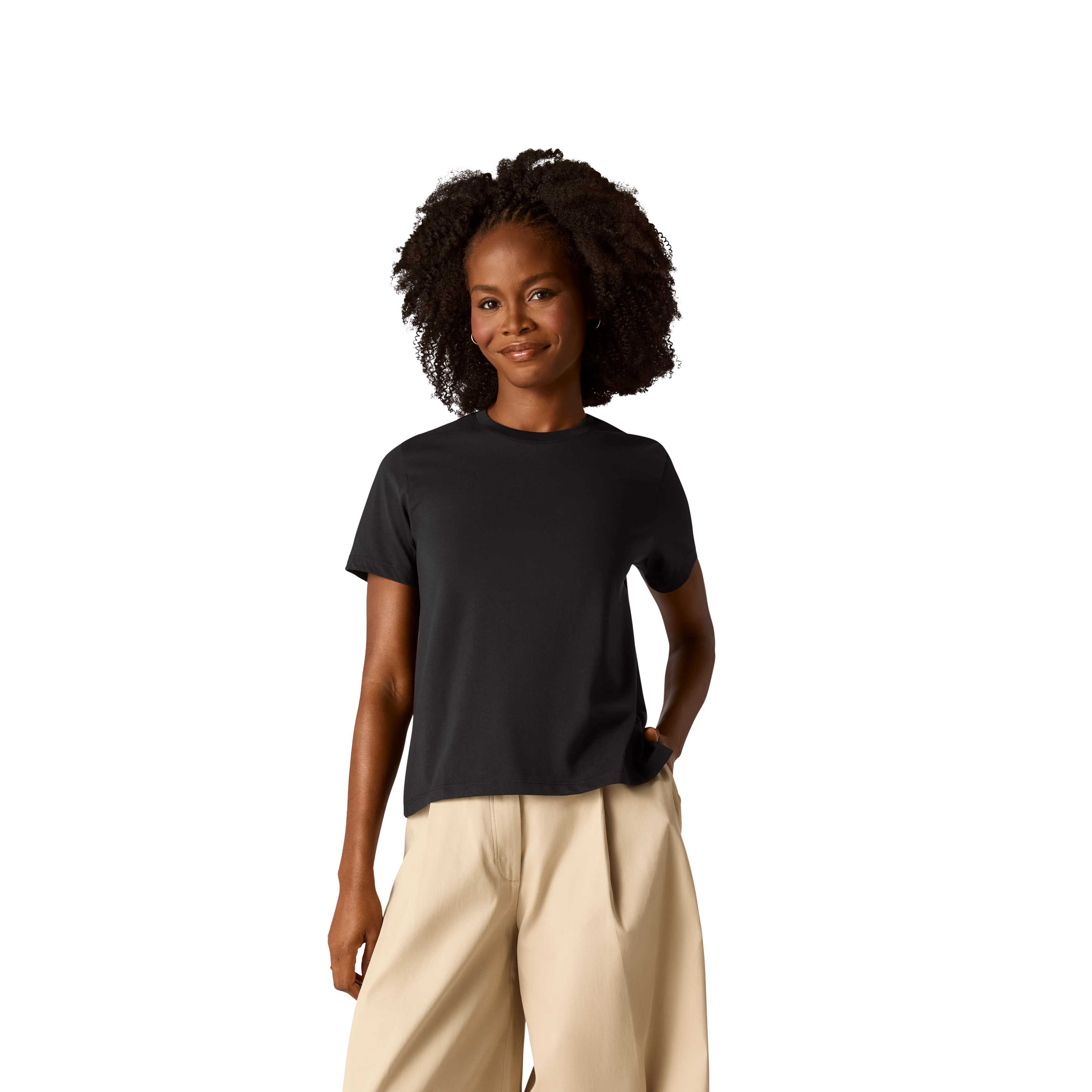 Women's Pima Cotton Crew Neck T-Shirt 6-Pack - Image 7