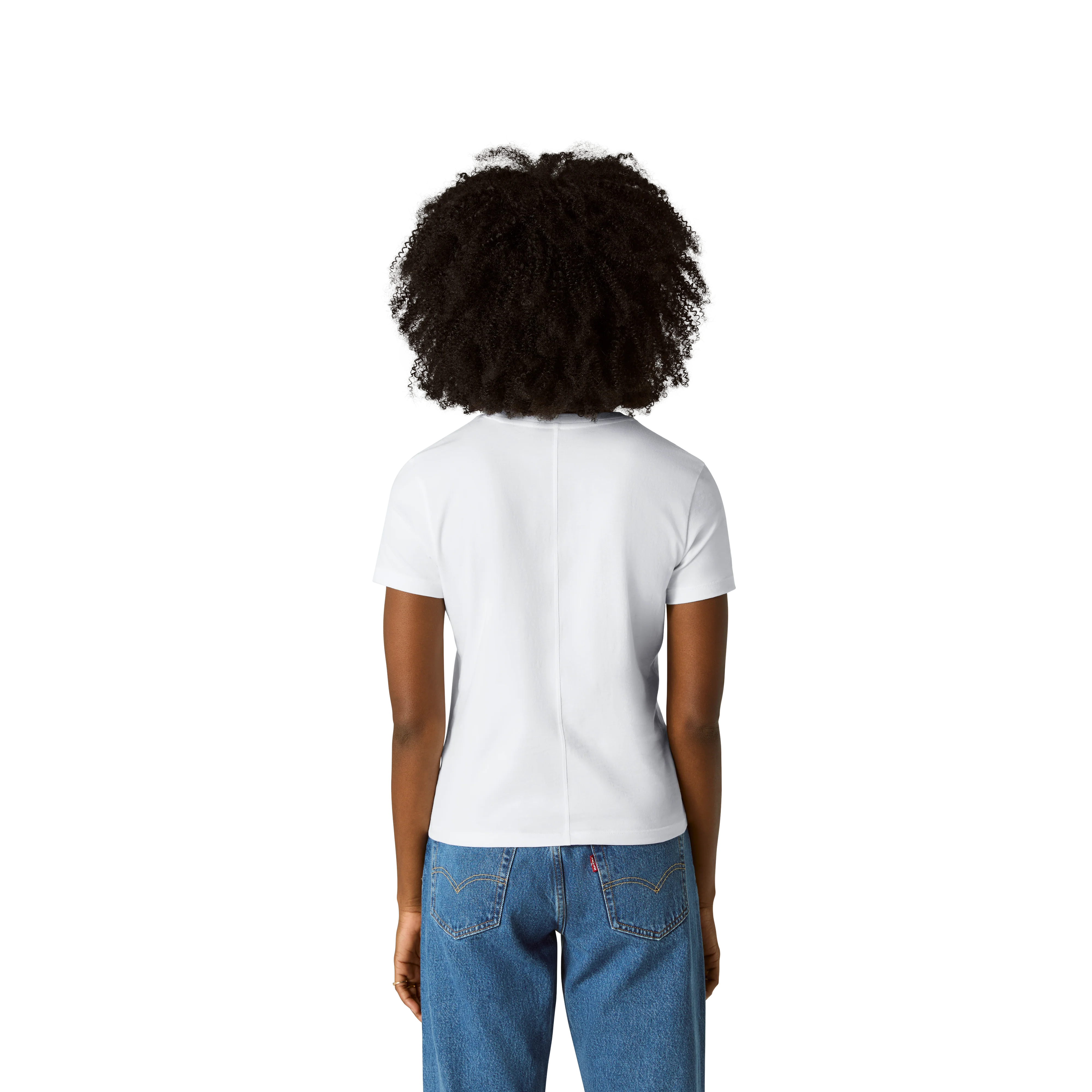 Women's Pima Cotton Slim Crew Neck T-Shirt - Image 21