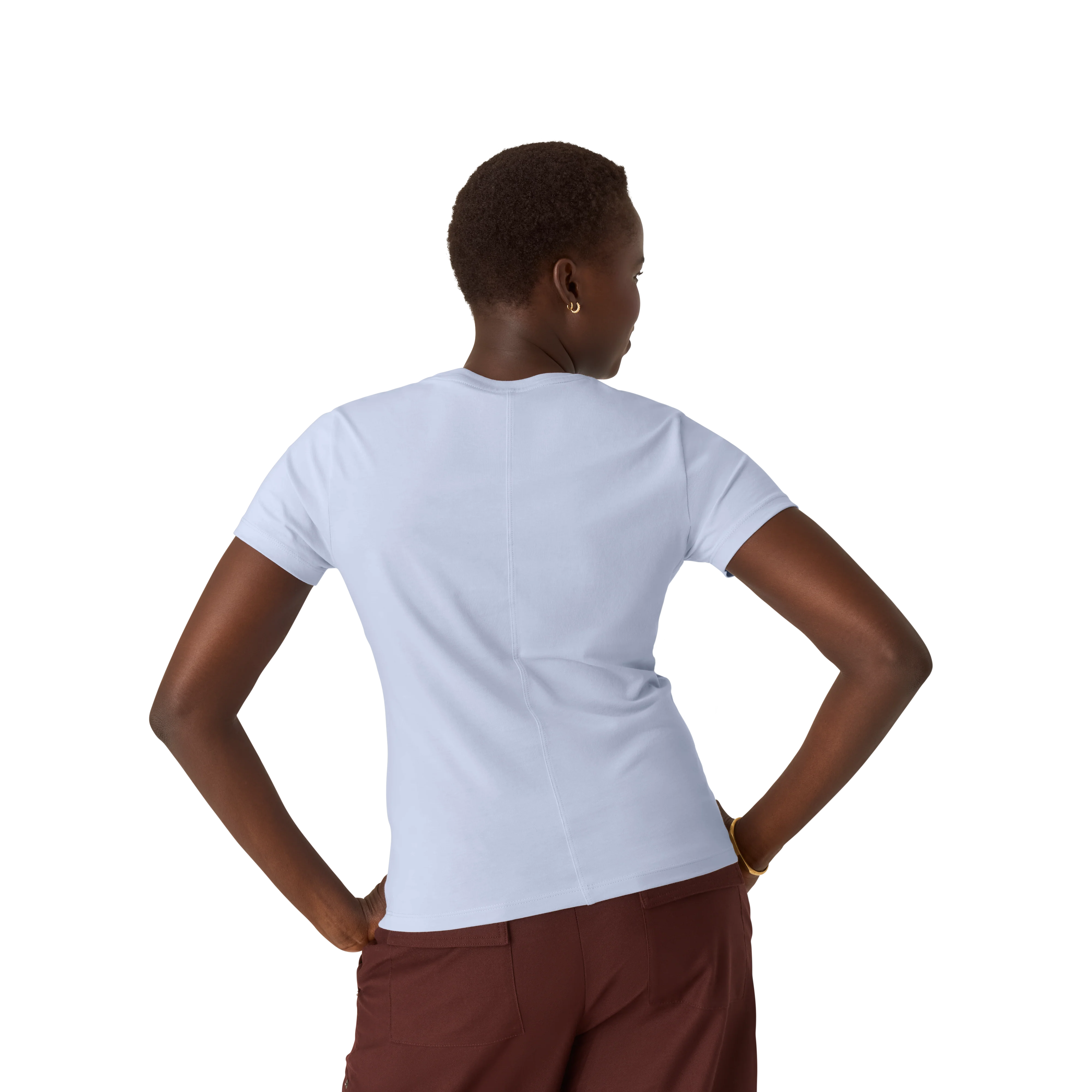 Women's Pima Cotton Slim Crew Neck T-Shirt 3-Pack - Image 12