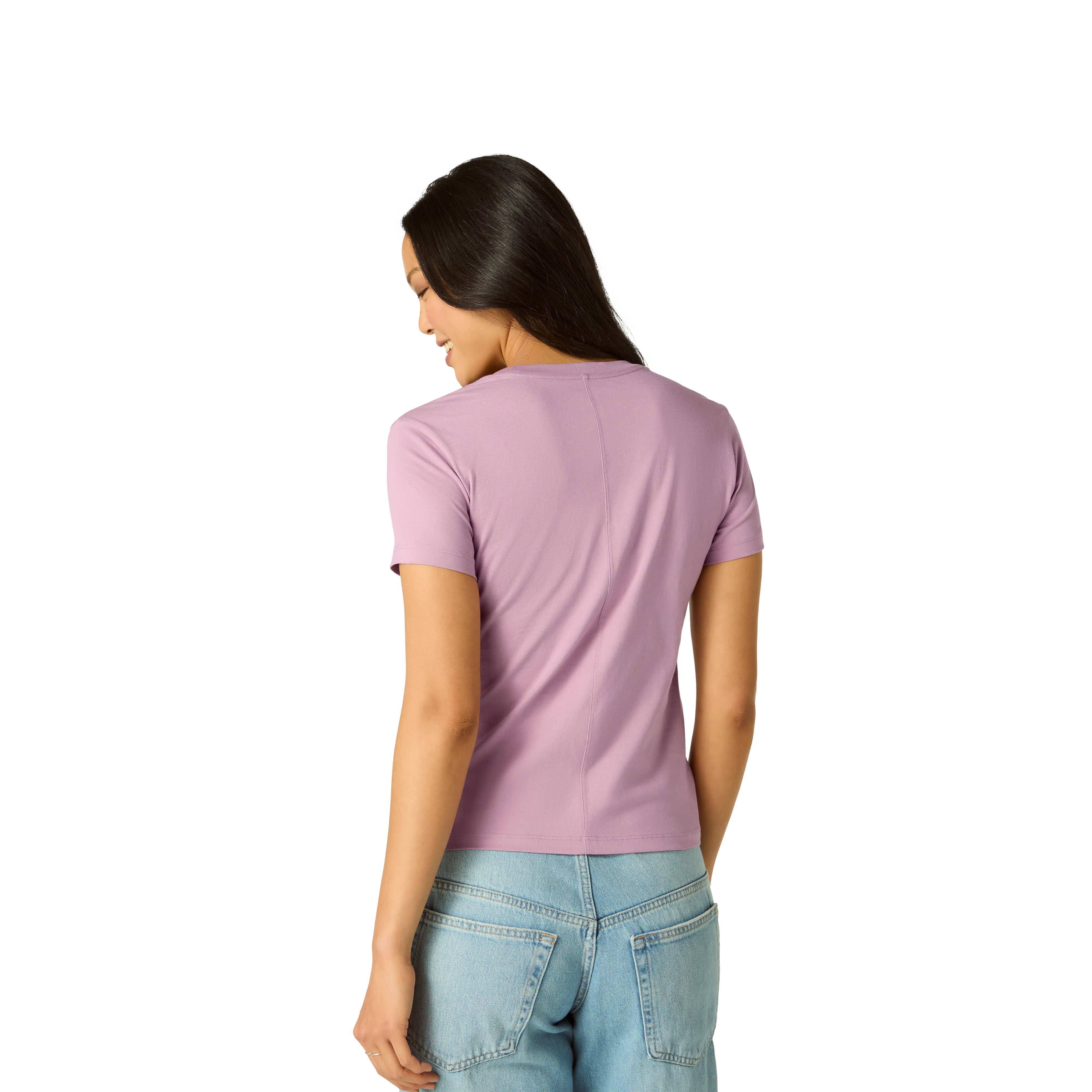 Women's Pima Cotton Slim Crew Neck T-Shirt 3-Pack - Image 16