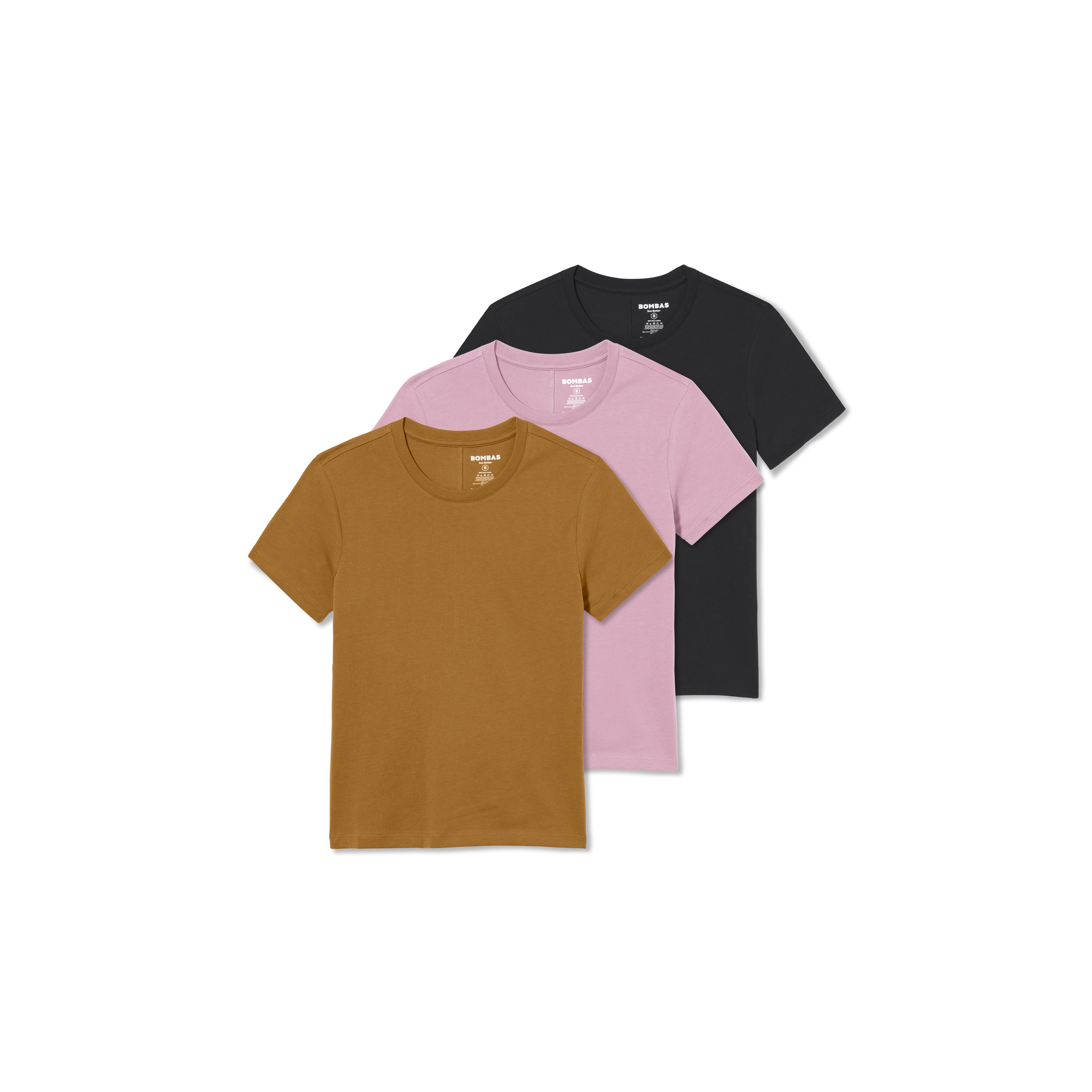 Women's Pima Cotton Slim Crew Neck T-Shirt 3-Pack - Image 18