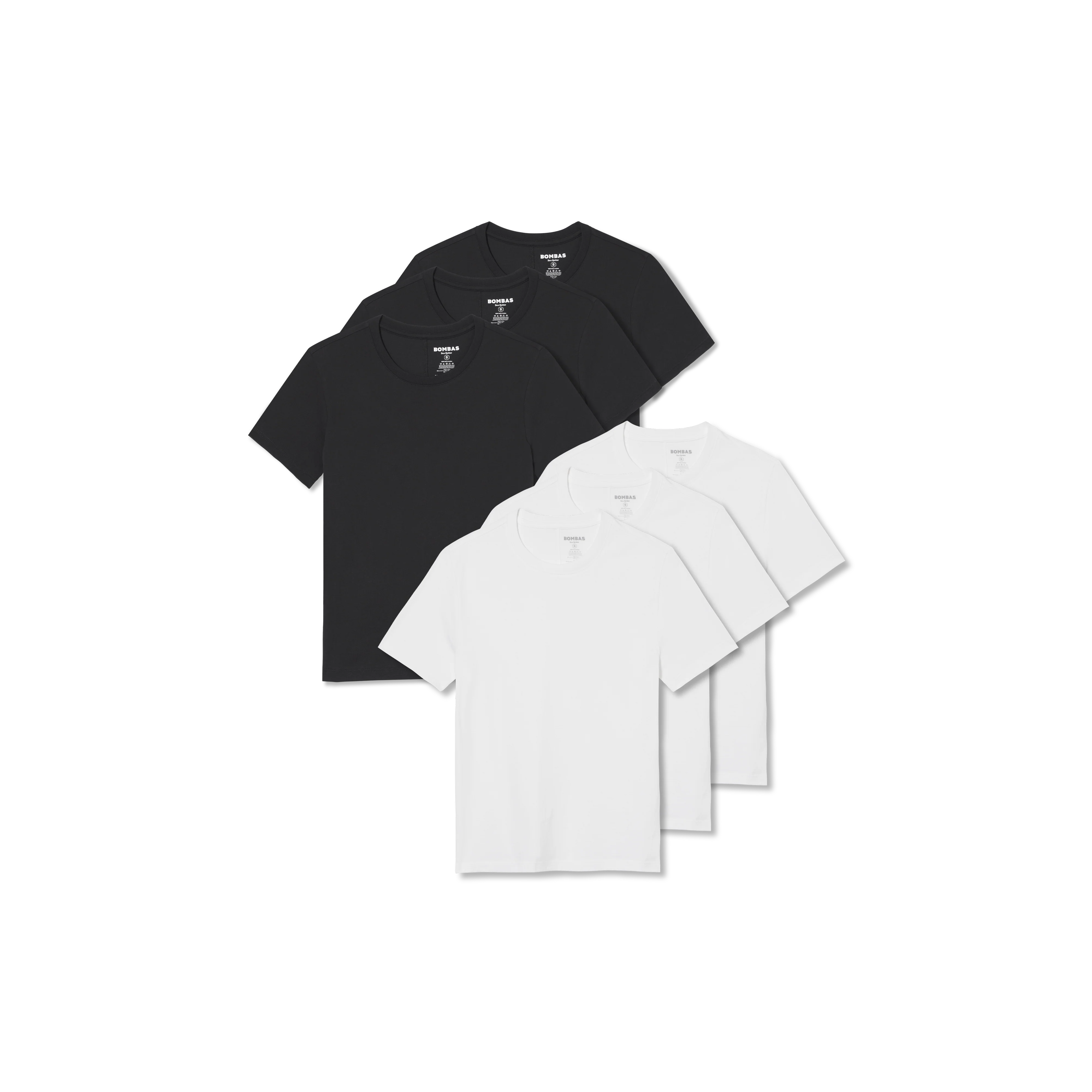 Women's Pima Cotton Slim Crew Neck T-Shirt 6-Pack - Image 17