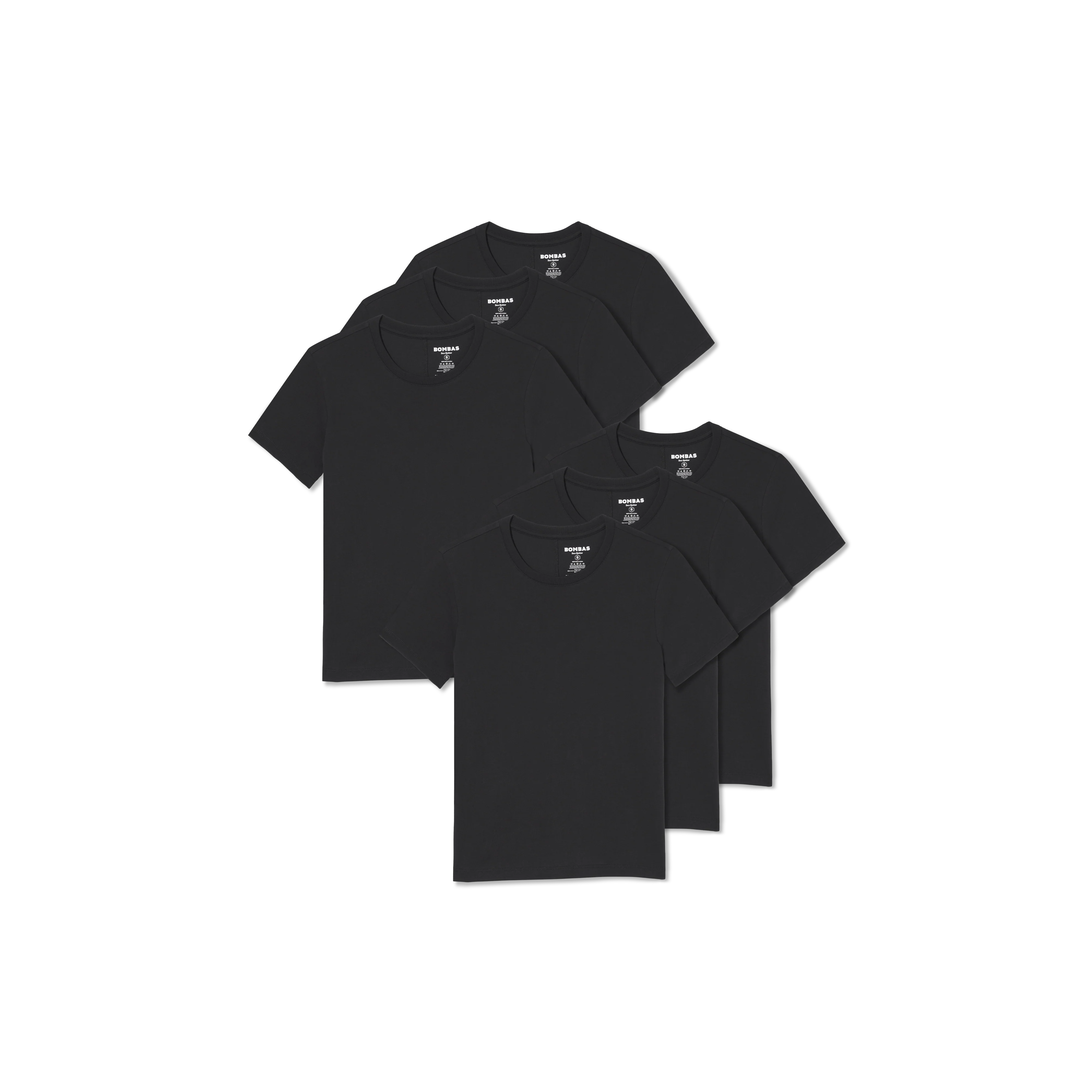 Women's Pima Cotton Slim Crew Neck T-Shirt 6-Pack - Image 22