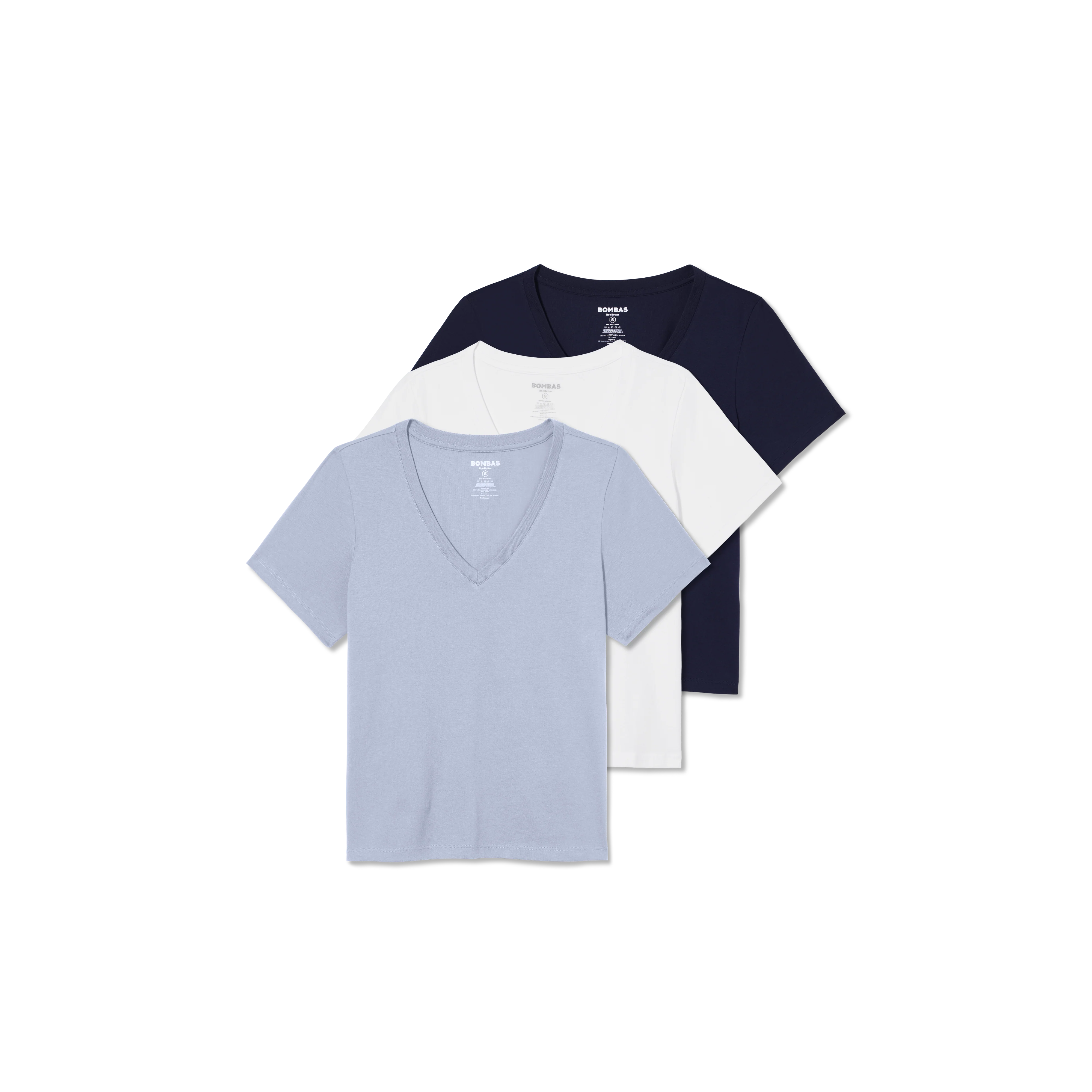 Women's Pima Cotton V-Neck T-Shirt 3-Pack - Image 6