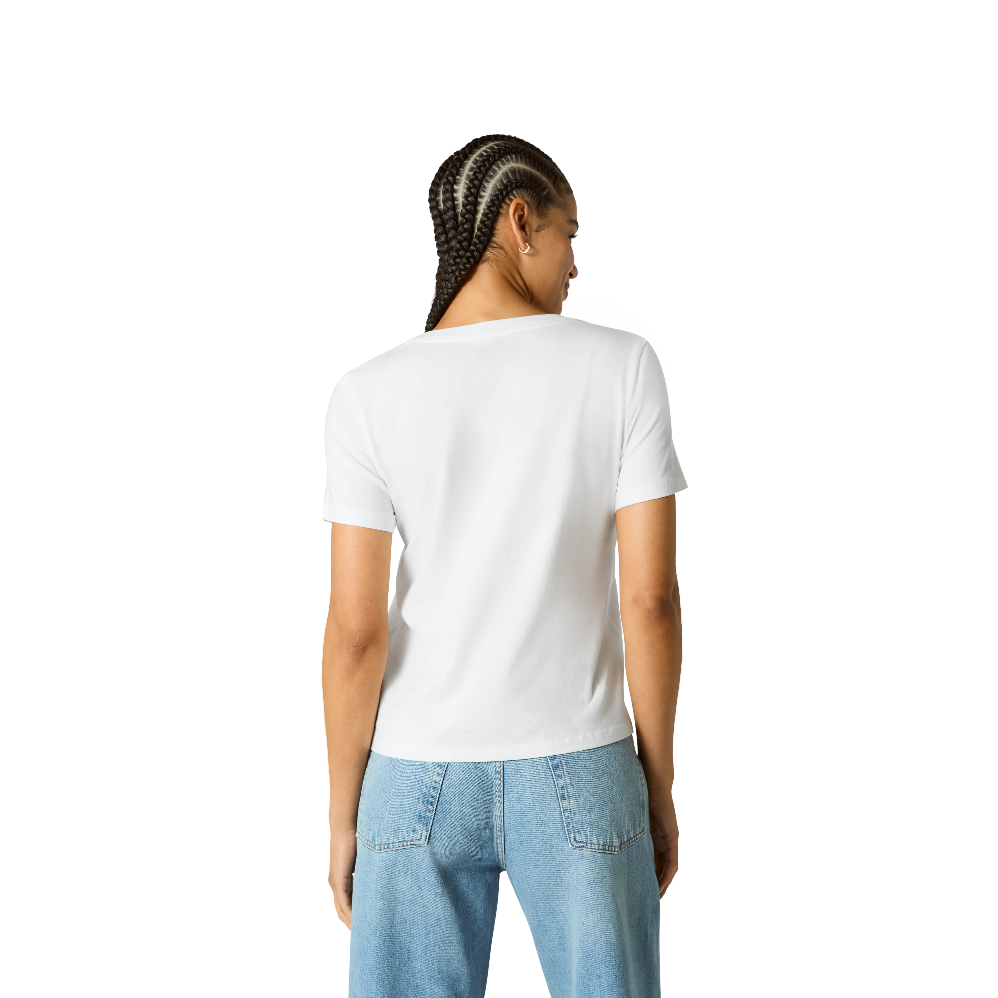 Women's Pima Cotton V-Neck T-Shirt 6-Pack - Image 20