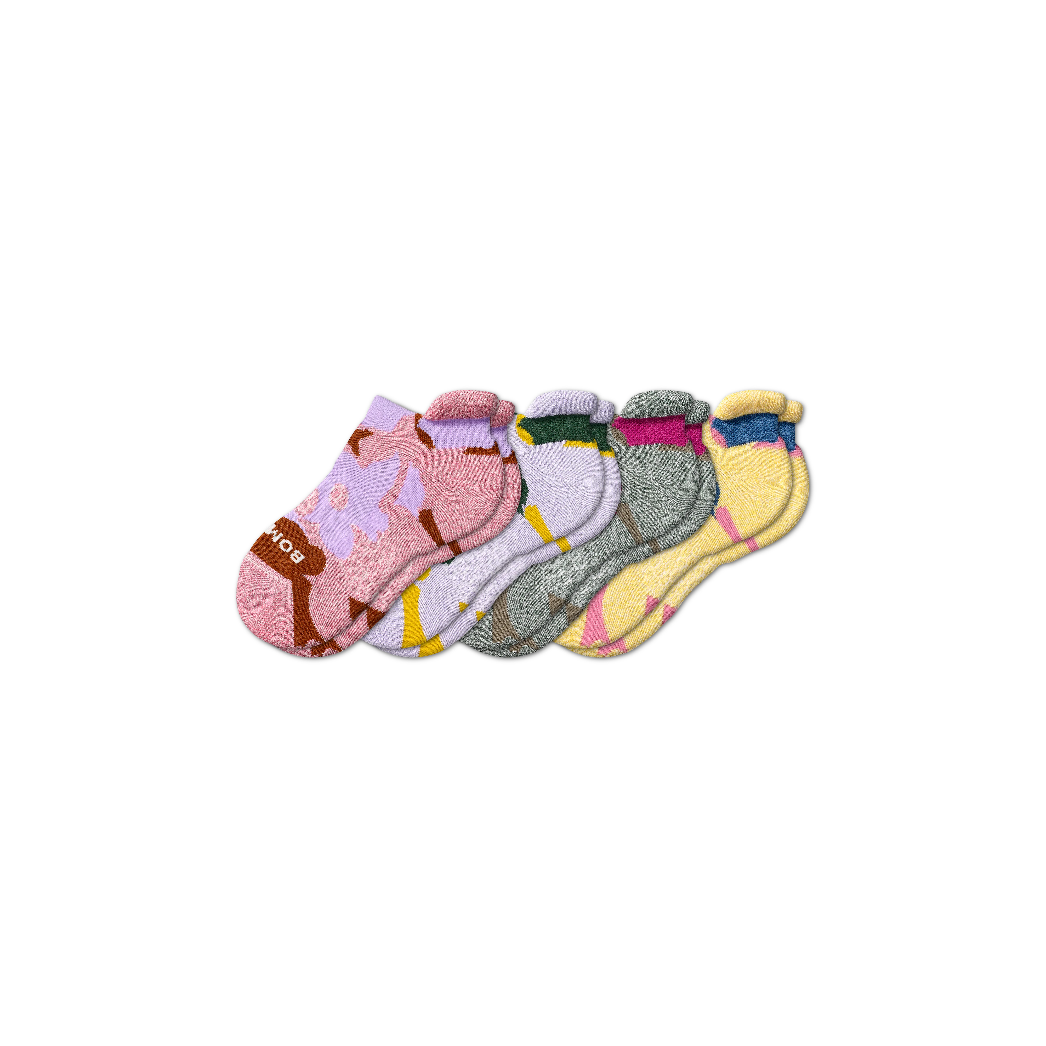 Youth Floral Ankle Sock 4-Pack - Image 4